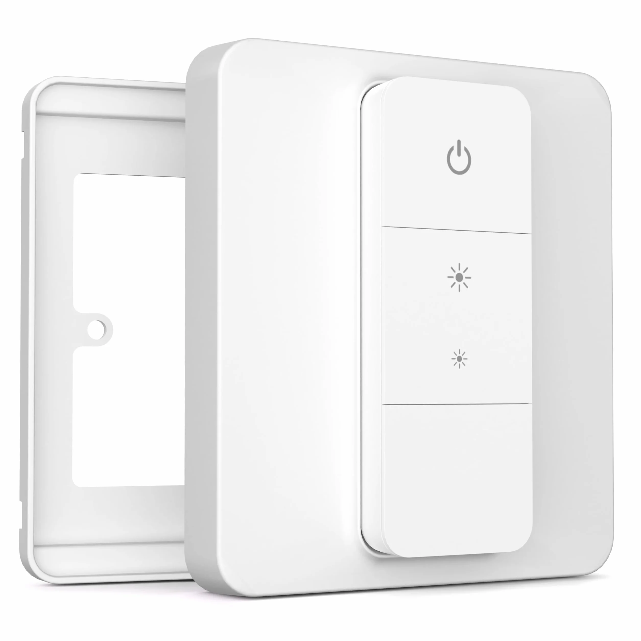 Pro Osłona Przełącznika dla Philips Hue Dimmer V2, Kompatybilna z Hue Switch Cover, Adapter Płyty Przełącznika Zdalnego Oświetlenia, 1-Gang (1-Pack)