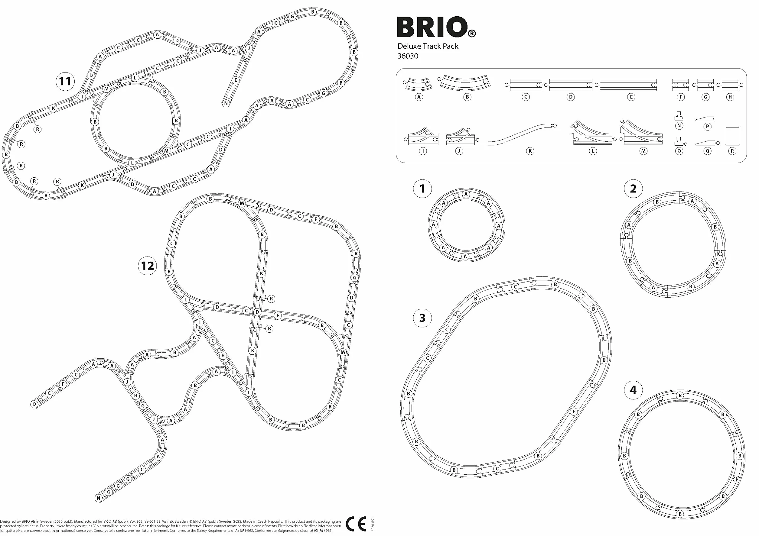 BRIO Zestaw Torów Deluxe