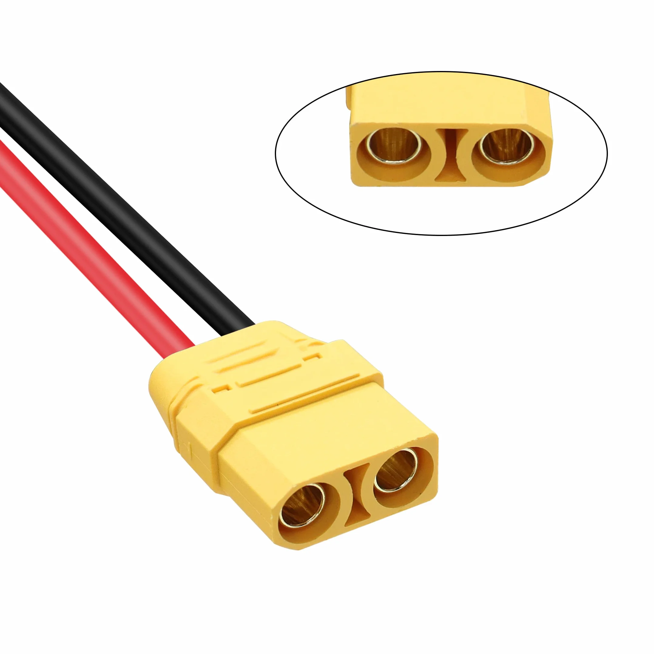 2M 10AWG XT90 męskie do XT90 żeńskie złącze wtykowe do baterii RC Lipo FPV dron duży model samolotu