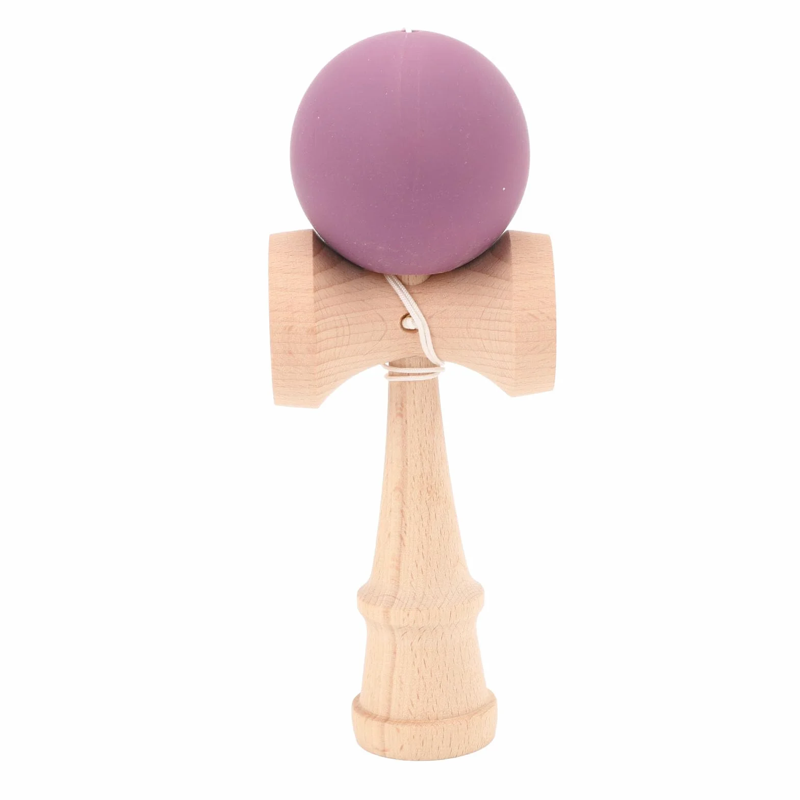 Kendama Toy, Wooden Catch Ball Kendama Wooden Kendama Toy Portable Kendama Poprawia koordynację Oka Dłoni ze Sznurkiem do Pomieszczenia i na Zewnątrz (PURPLE)