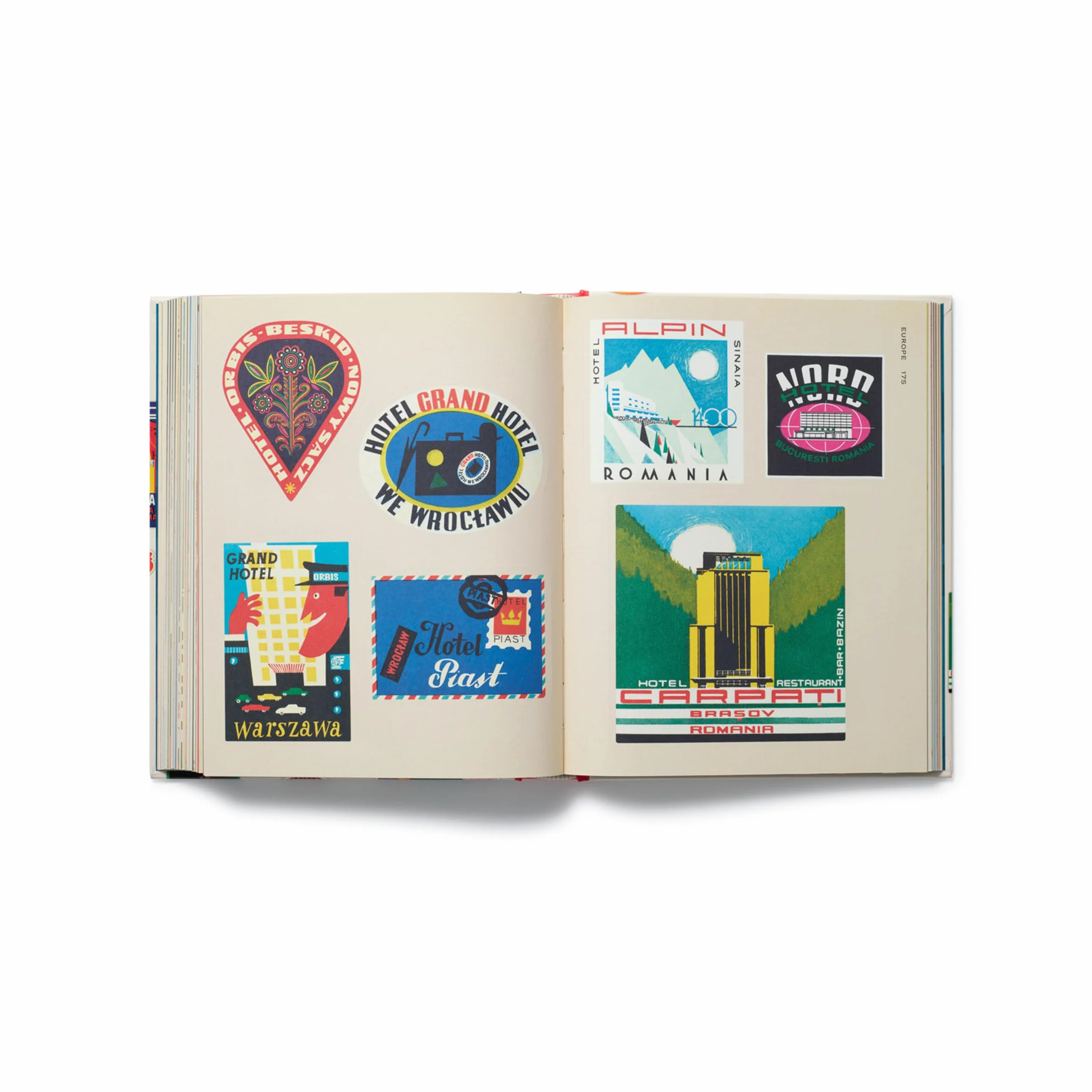 Hotel Retro: Vintage Luggage Labels from Tokyo to Buenos Aires /anglais: 250 Travel Ephemera Stickers