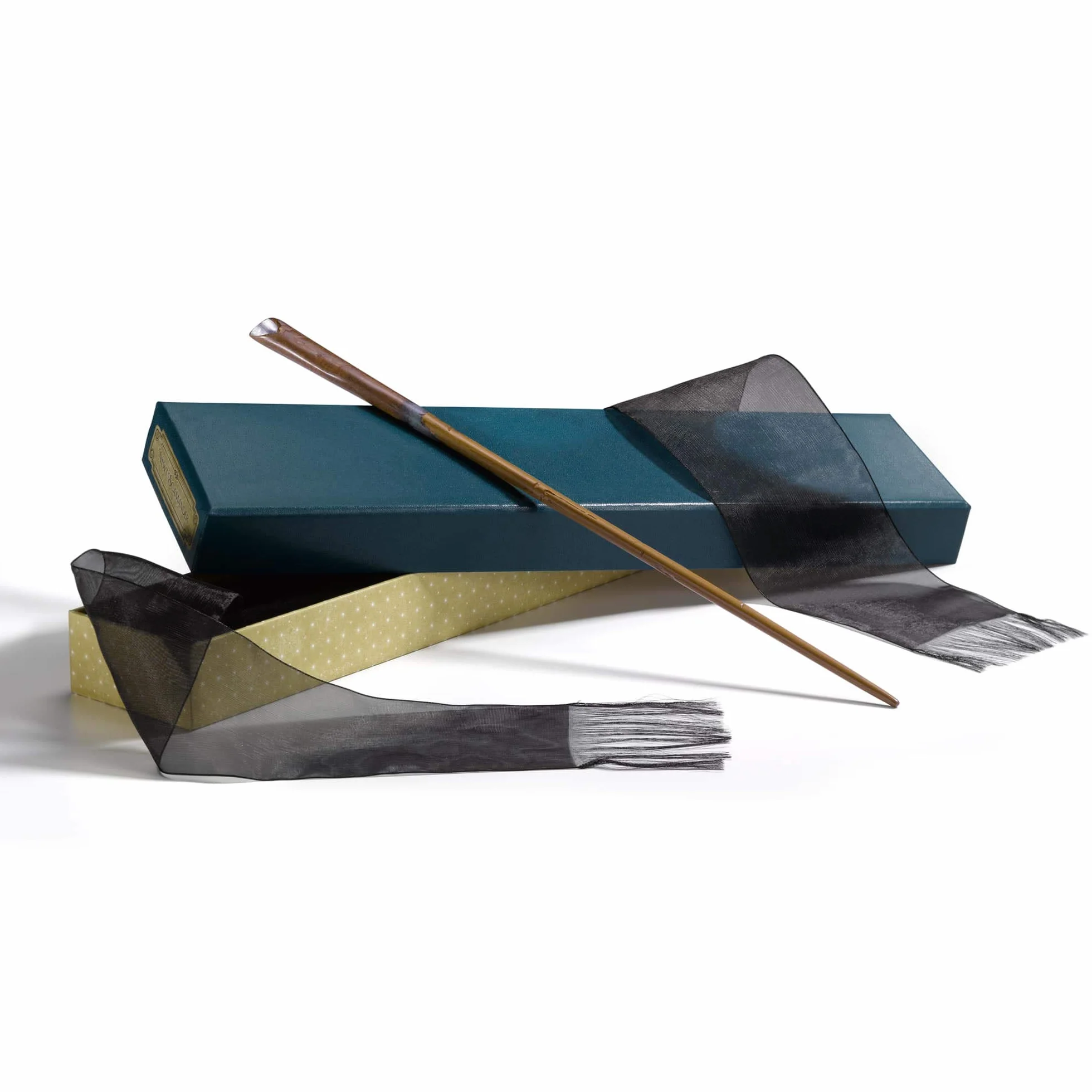 The Noble Collection Newt Scamander Wand in Collectors Box 14 inch Newt Scamander Wand With Collectors Wand Box - Fantastic Beasts Film Set Movie Props Wands