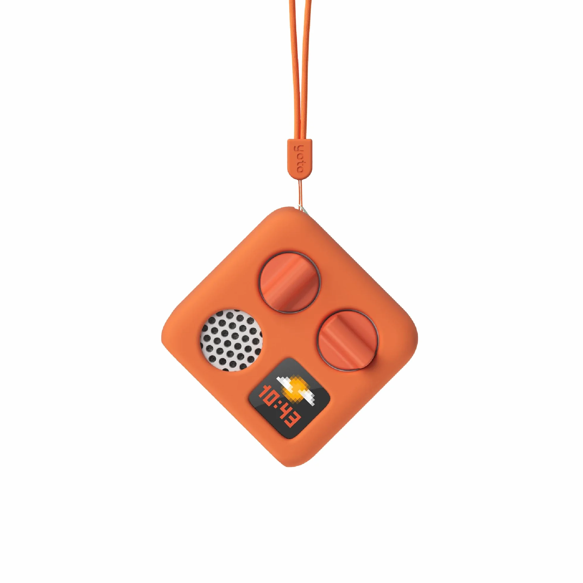 Joto Mini Adventure Jacket w Orange z pasującą smyczką nadgarstka-Akcesorium dla dzieci Mini audio, przeciwpoślizgowy silikonowy okładka skrzyni skóry