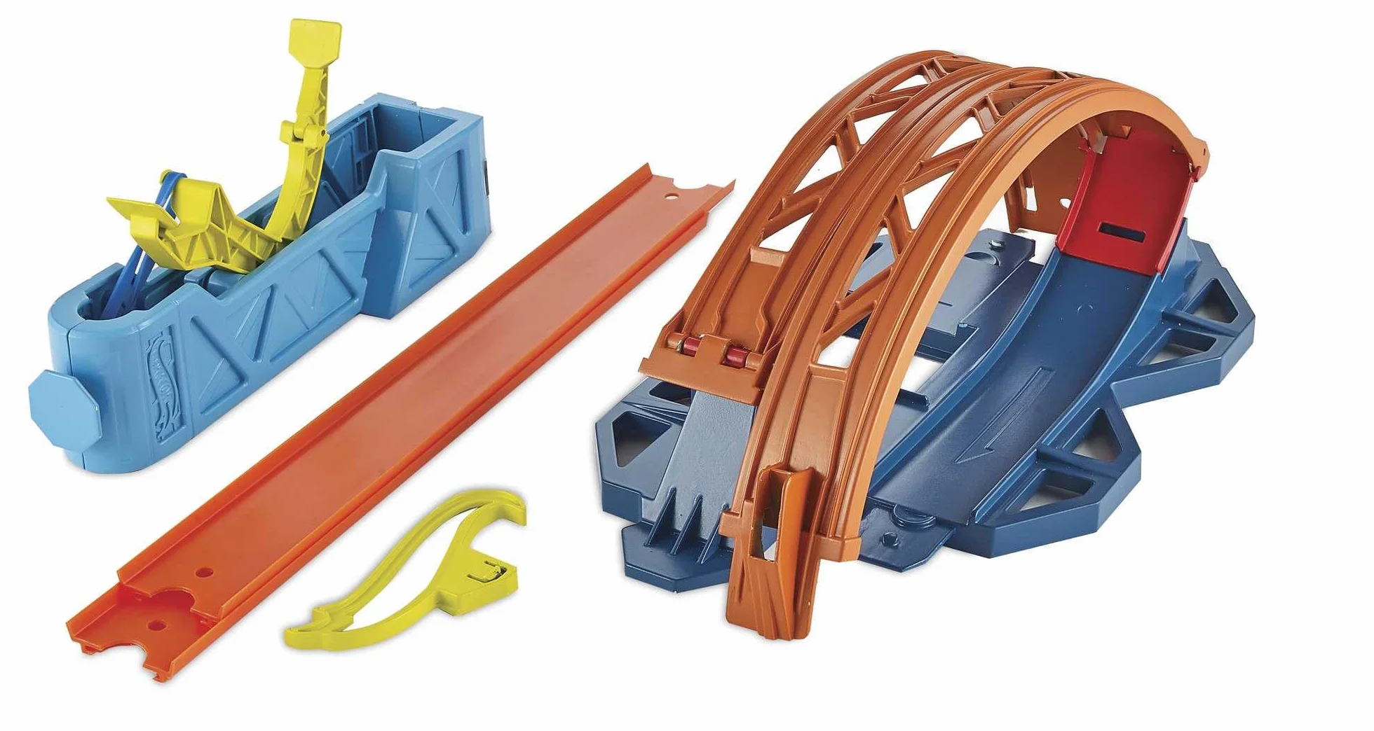 Hot Wheels Glc90 - Track Builder Unlimited Looping Kicker Zestaw Akcesoriów, Zabawkowy Tor Wyścigowy od 6 Lat