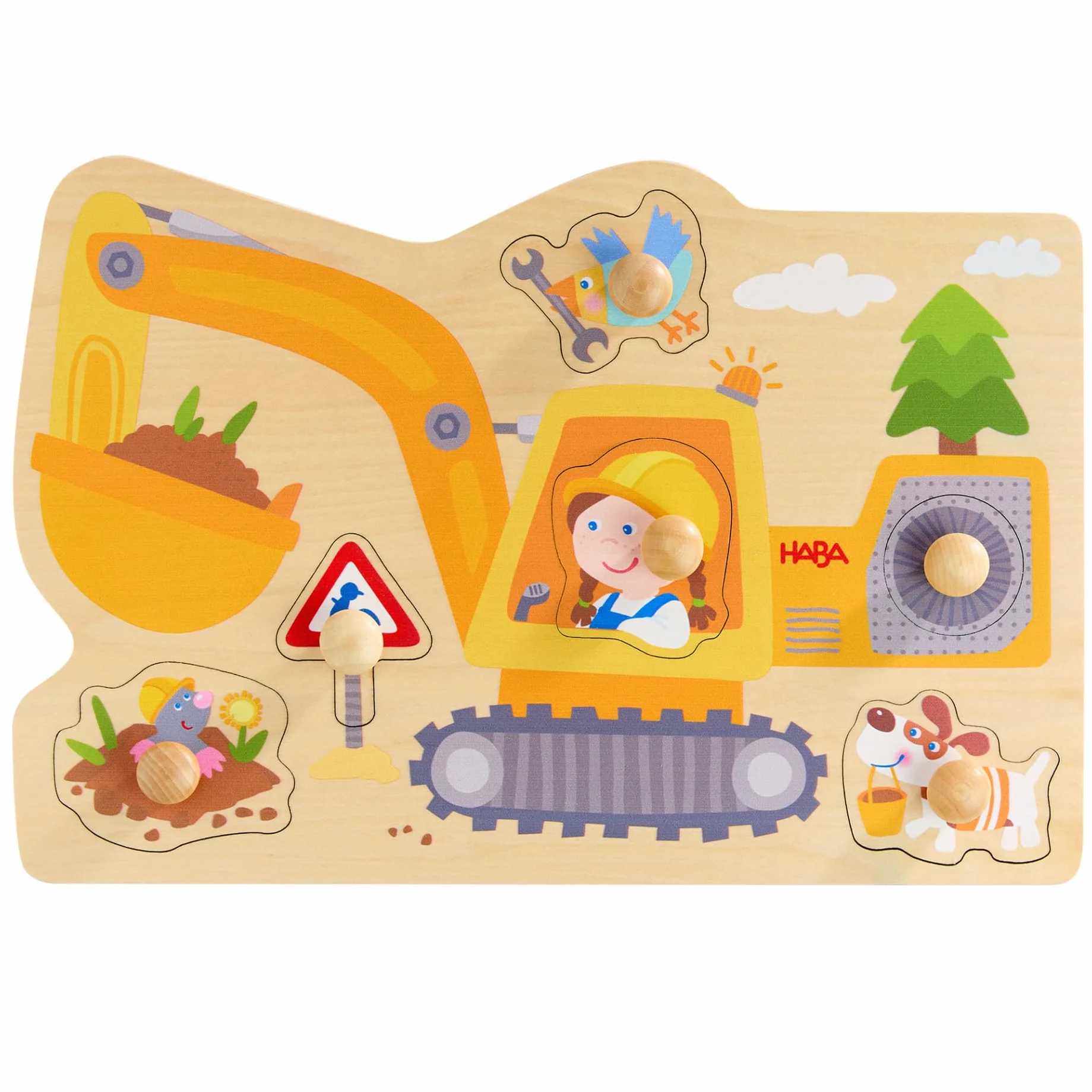 Greifpuzzle Bagger