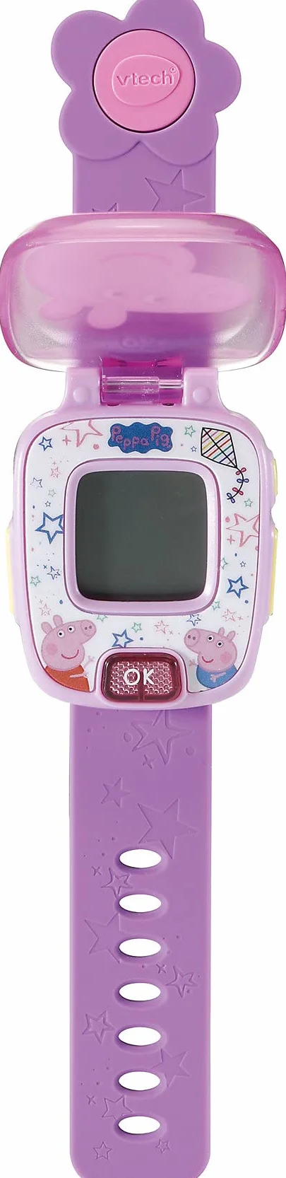 VTech 80-526004 Peppas zegarek edukacyjny różowy zegarek edukacyjny