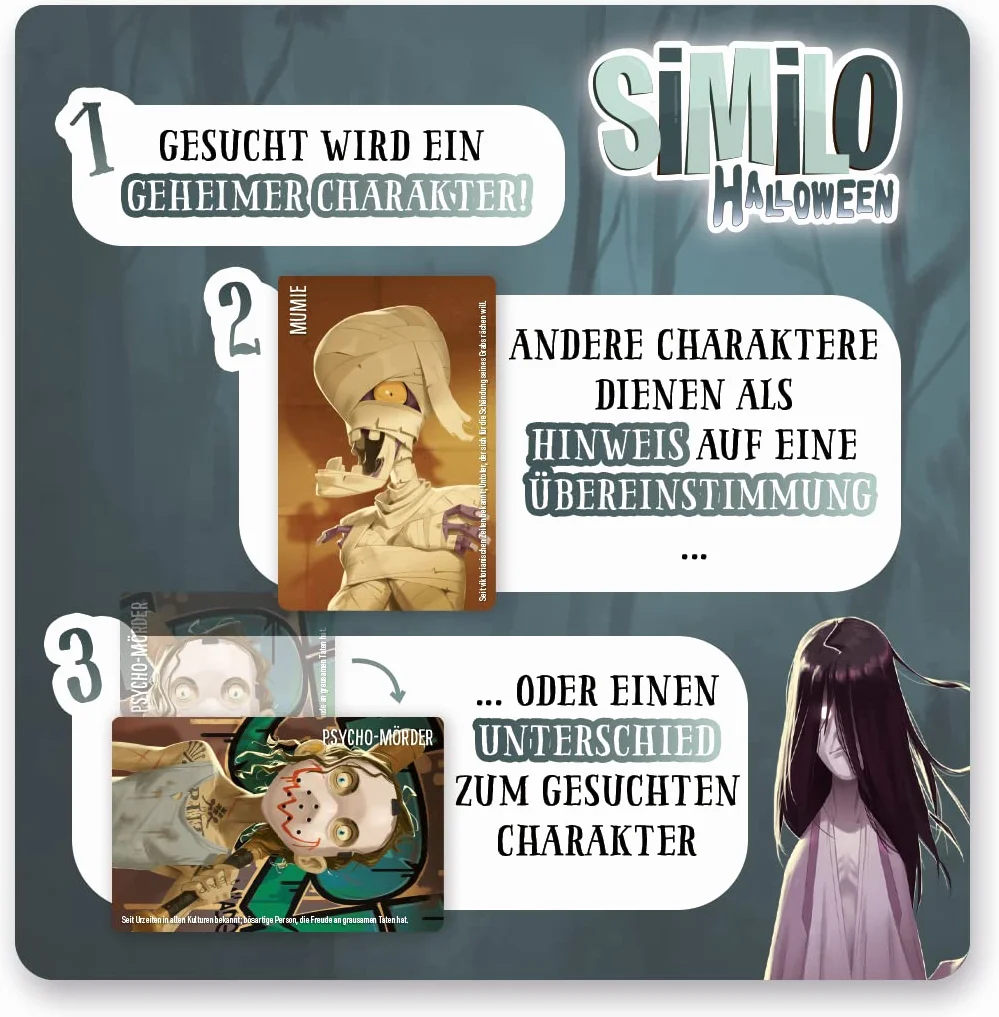 Similo: Halloween - Horrible Guild - gra karciana - dla 2-8 graczy - od 7 lat - niemiecki