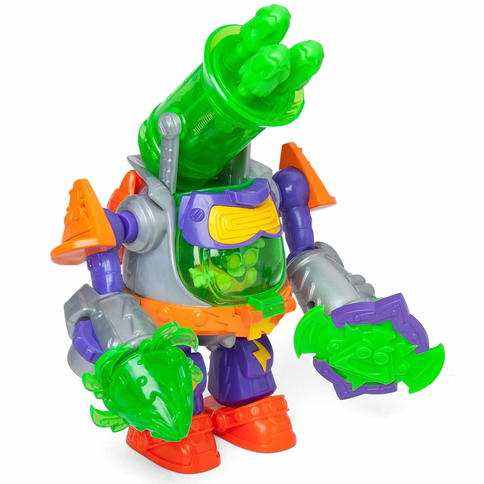SuperThings, Ultra Striker, profesor K.Robot Ultra Striker, profesor K z serialu SuperThings Kazoom Power; zawiera 1 x Ultra Striker Robot, 1 ekskluzywny nauczyciel K, 3 muszle, 1 x akcesorium