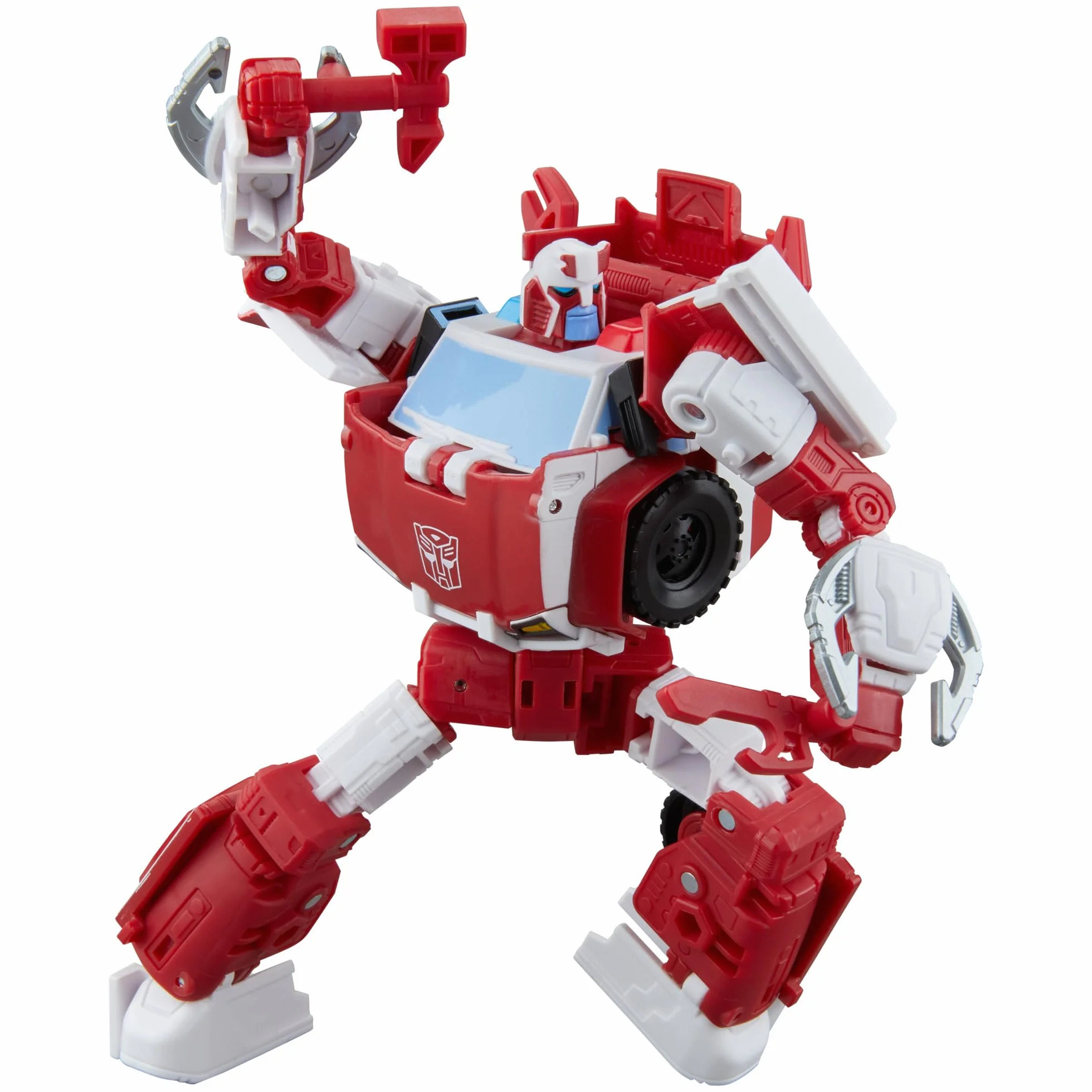 Autobot Ratchet z kolekcji Transformers: Age of the Primes, 14,5-centymetrowa przekształcająca się figurka klasy Deluxe, zabawkowe roboty dla dzieci w wieku od 8 lat
