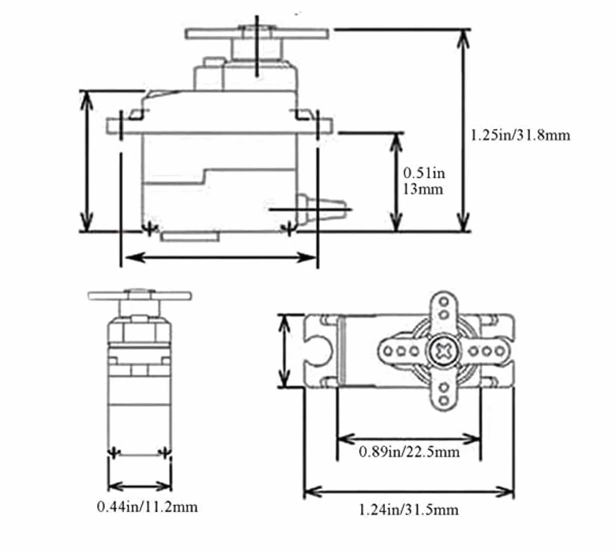 1 sztuka Premium Mini Servo MG90S 100% metalowa przekładnia z wtyczką JR 25 cm 22AWG kabel do RC Copter Dron DIY helikopter robot