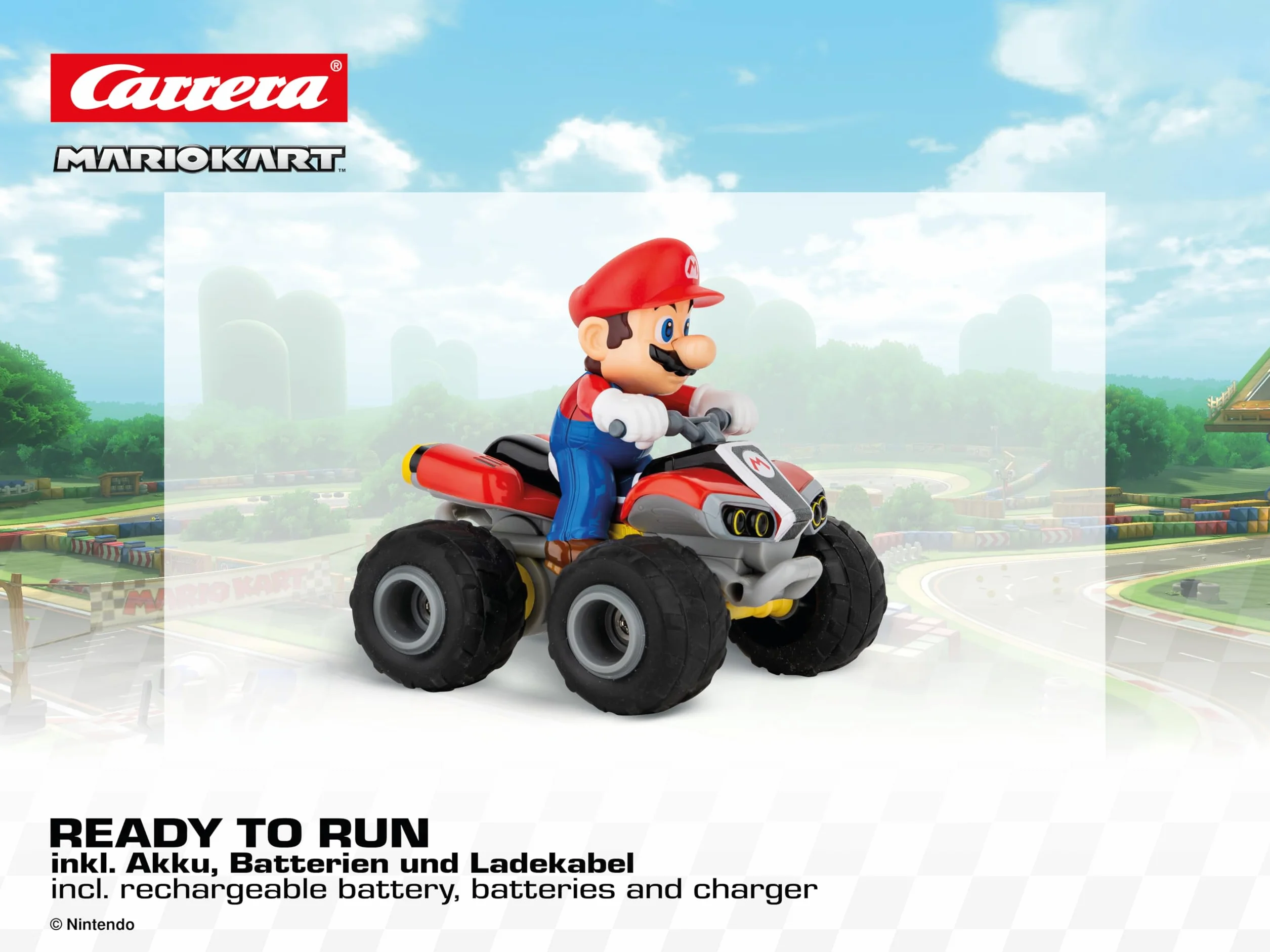 Carrera - 370400020-2,4 GHz Mario Kart, Mario - Quad 1:40