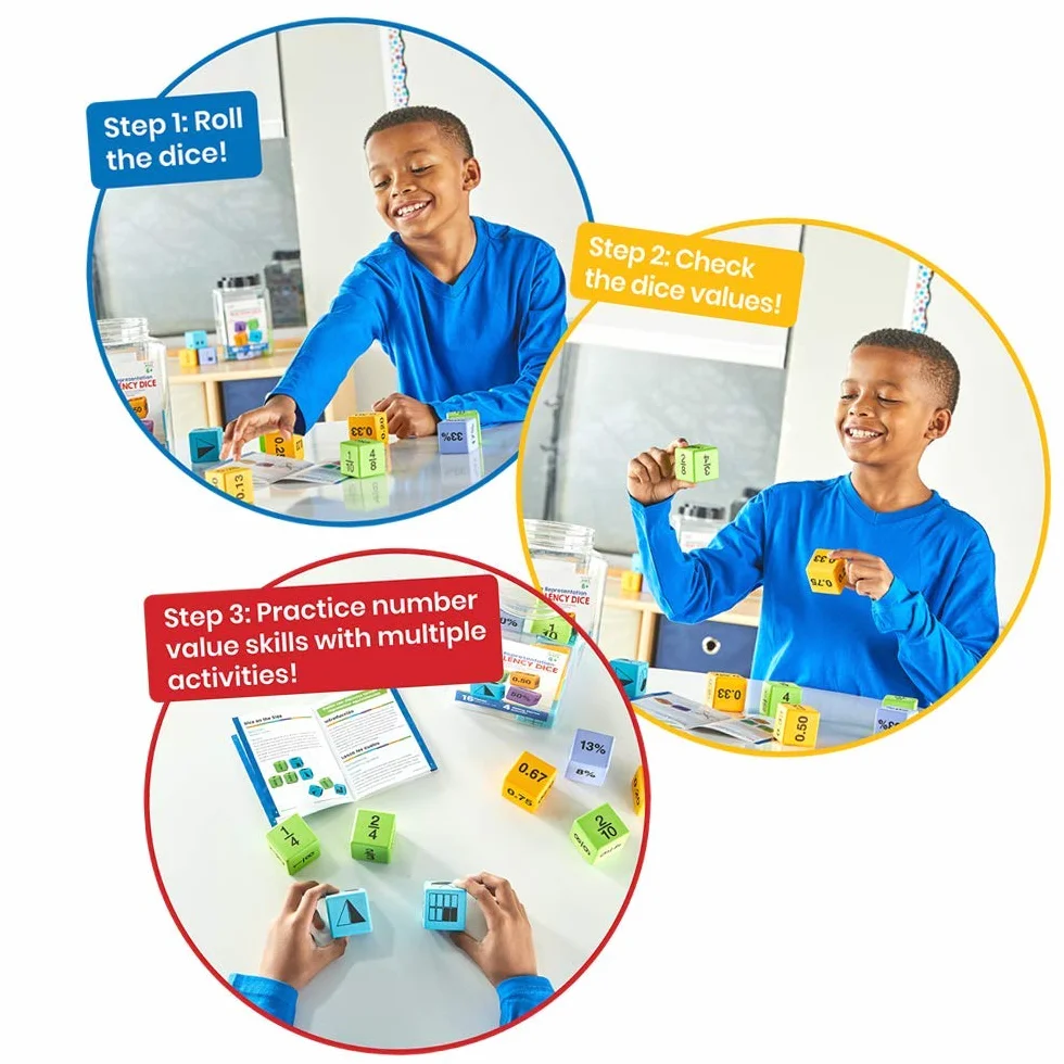 Learning Resources 91269 Multiple Representations Equivalency Dice