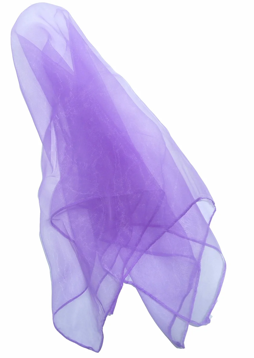Hoerev Małe Opakowanie 12 (ok. 60 cm x 60 cm) Żonglowanie (taniec) Szaliki, Małe Pływające Szaliki Dla Małych Ludzi,Biały