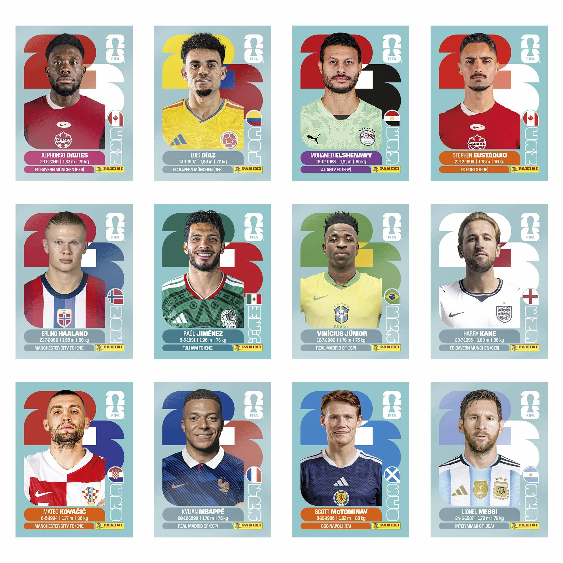 Kolekcja naklejek FIFA World Cup 2026 x50 paczek