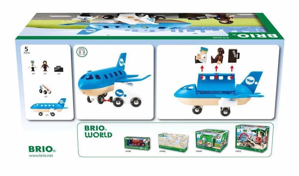 BRIO World - Blaues Flugzeug
