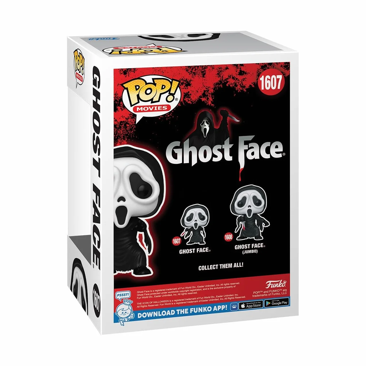 Funko POP! Movies: Ghostface - Kolekcjonerska figurka winylowa - Pomysł na prezent - Oficjalny towar - Zabawki dla dzieci i dorosłych - Fani horrorów - Model figurki dla kolekcjonerów i do ekspozycji