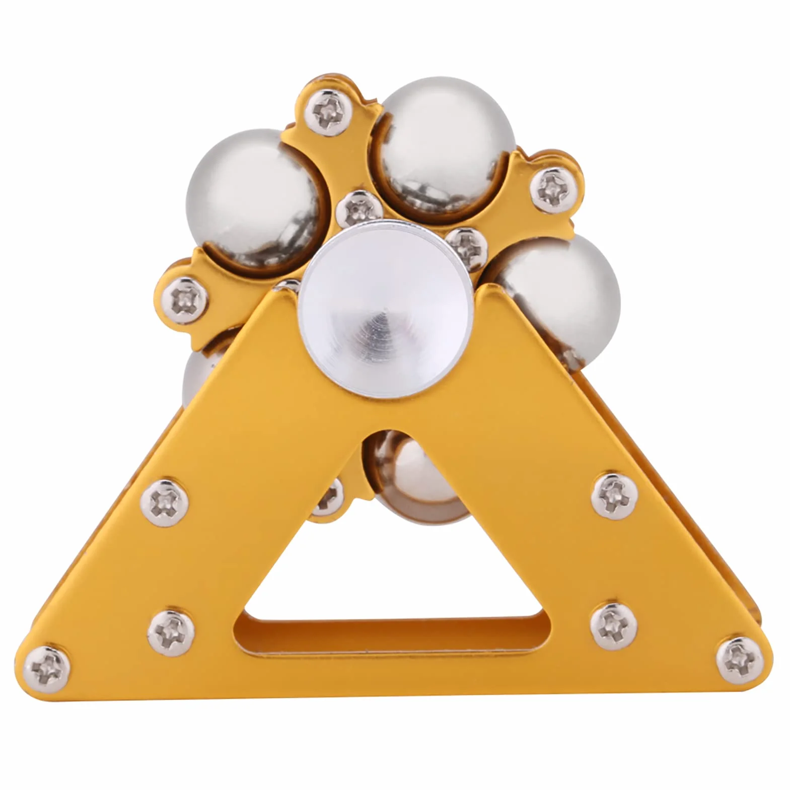 Gyro Focus Toy, Metalowy Diabelski Młyn Fidget Spinner Zabawki na Biurko ze Stojakiem Antystresowe Zabawki Ręczne dla Dzieci i Dorosłych