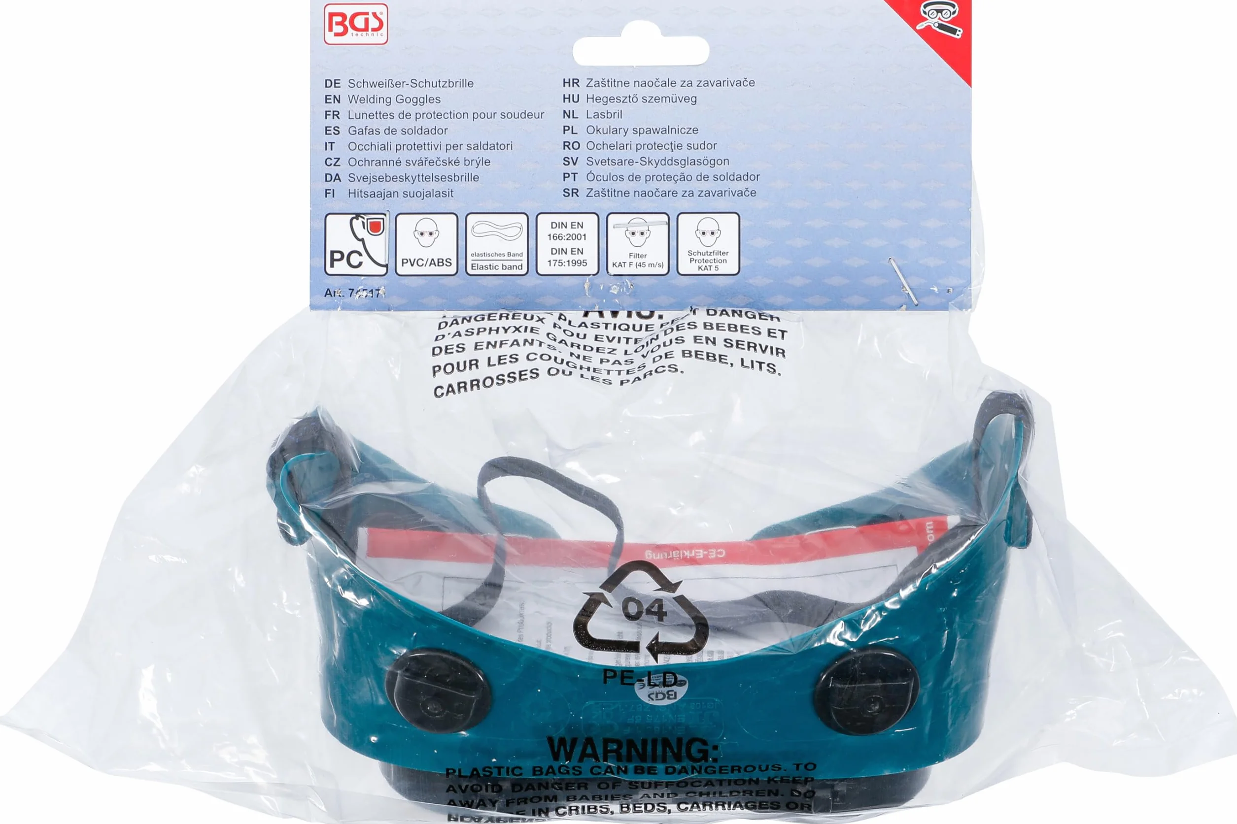 BGS 74517 | Okulary spawalnicze