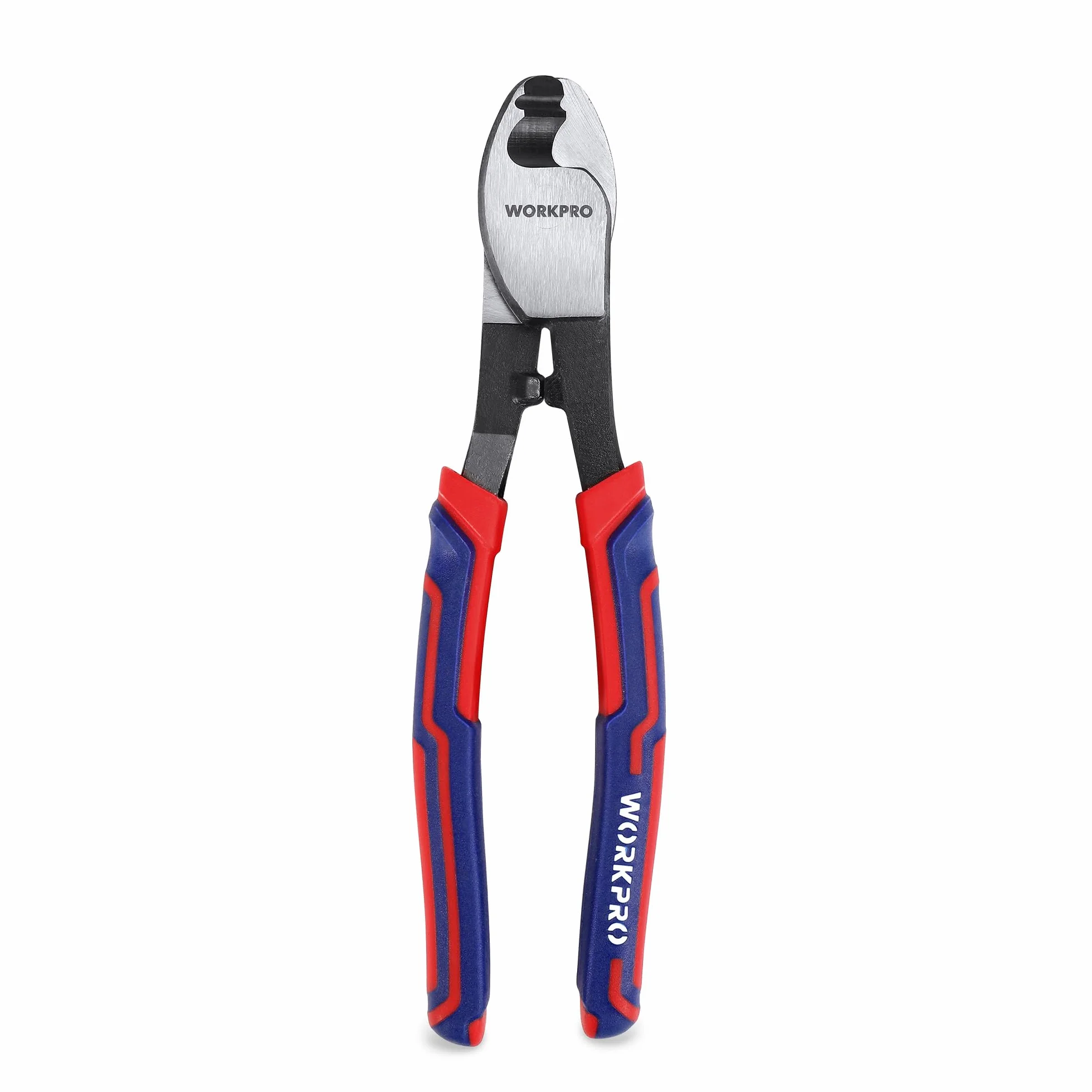WORKPRO Szczypce do kabli, 20 cm, ze stali wysokowęglowej, do precyzyjnego cięcia, o wysokiej twardości, z antypoślizgowym uchwytem, do ściągania kabli miedzianych, rękodzieła