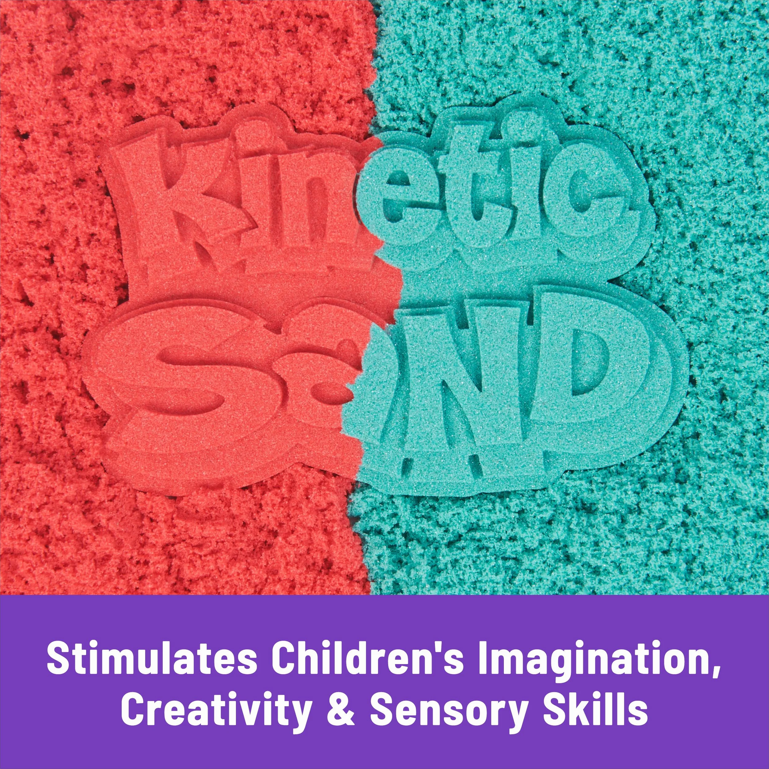 Kinetic Sand - Dwukolorowy piasek kinetyczny z akcesoriami