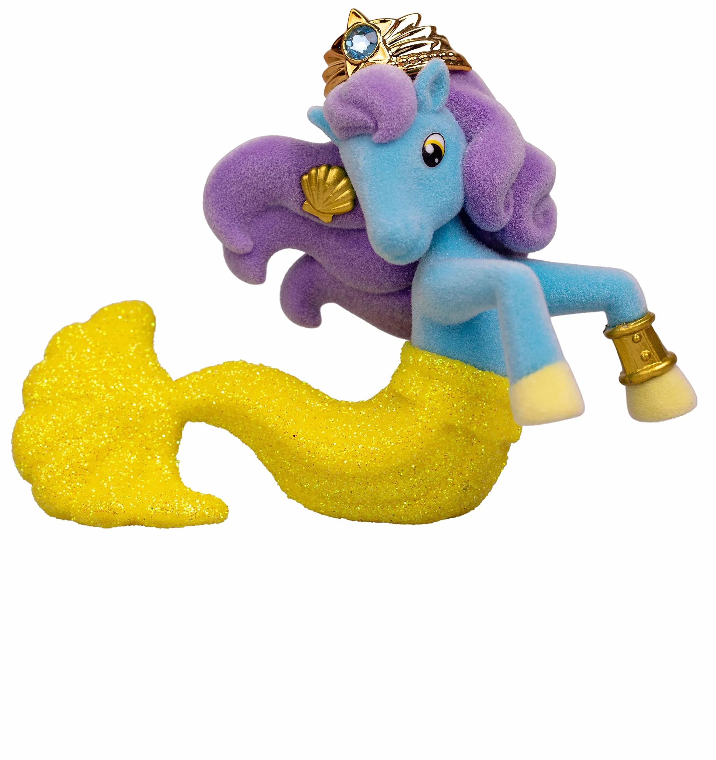 Galupy MERMAID 3-pak – figurki jednorożca syrenka do kolekcjonowania, 3x jednorożec z płetwą i kryształ Swarovski, 18 różnych figurek do zebrania