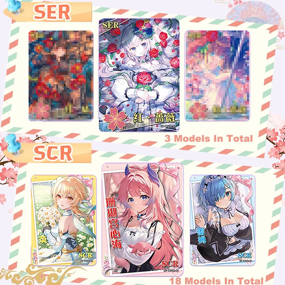 Goddess Story 1YUAN10-10 opakowań, Goddess Girl Waifu Card (NS1-10 Pack)