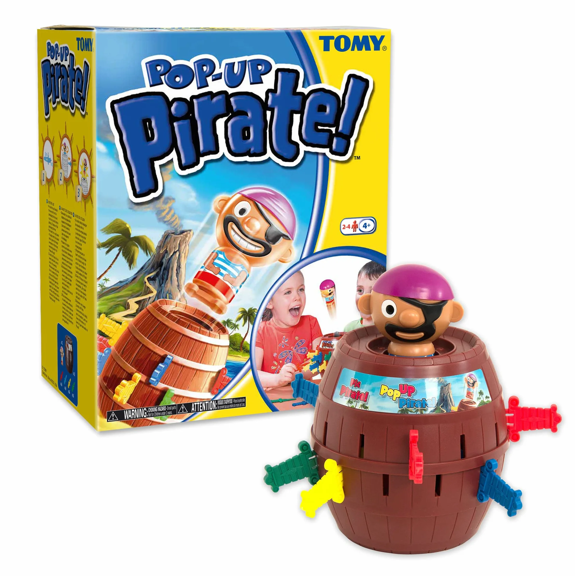 TOMY Pop Up Pirate Classic Children's Action Board Game for Kids 4-8 Years Old