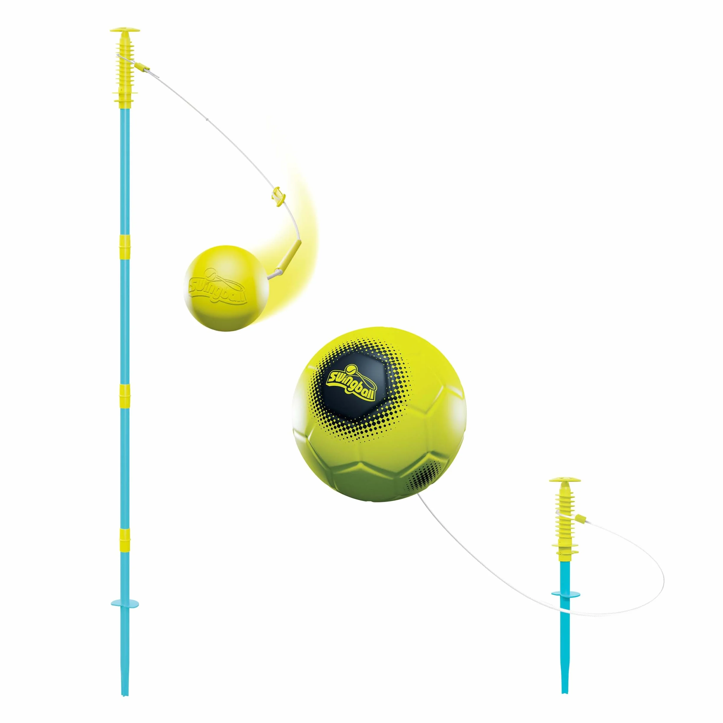 Swingball Zestaw gier 2 w 1 Wszystkie powierzchnie, niebieski