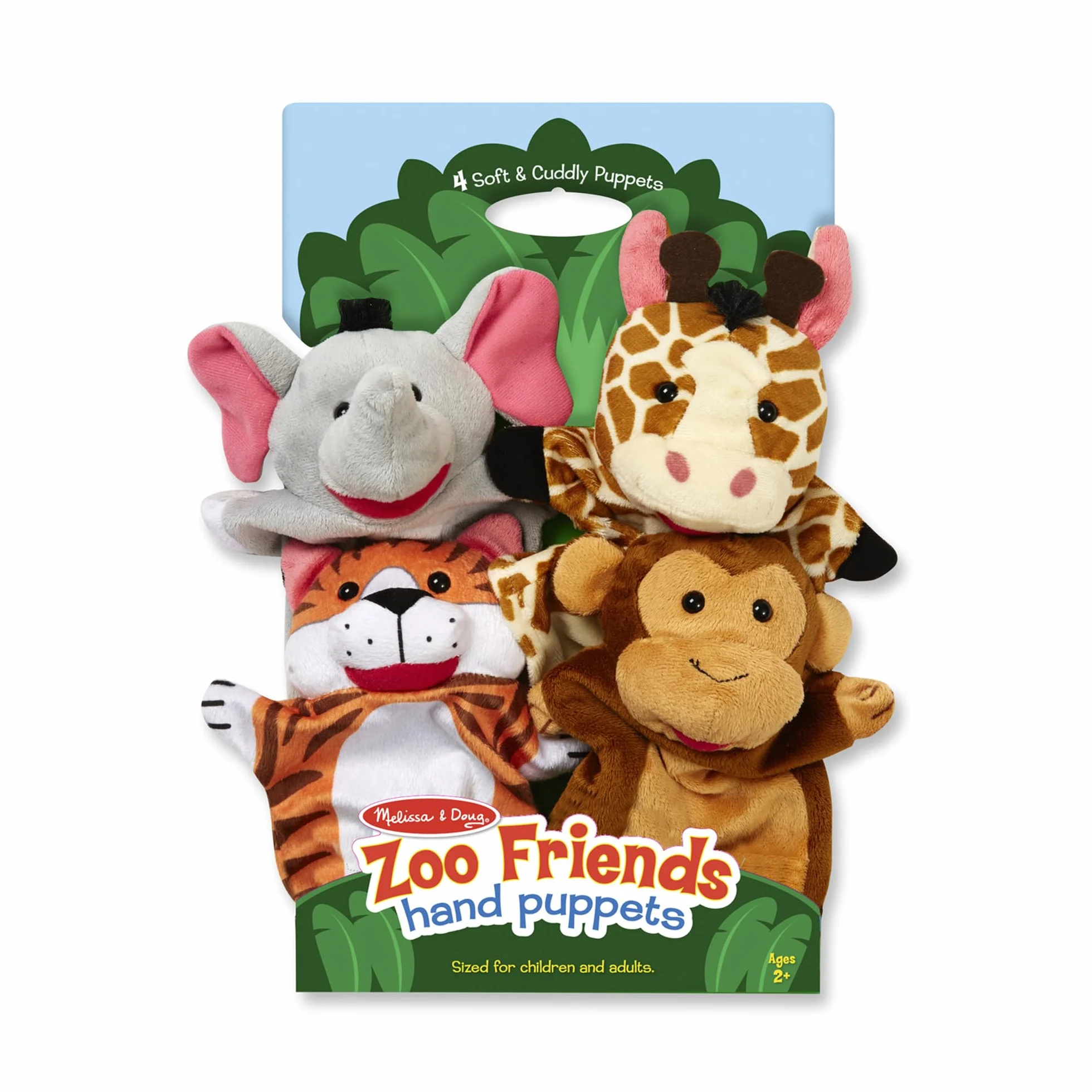 Melissa & Doug – pacynki z motywem zoo | pacynki i teatrzyki | pluszak | 2+ | prezent dla chłopca lub dziewczynki