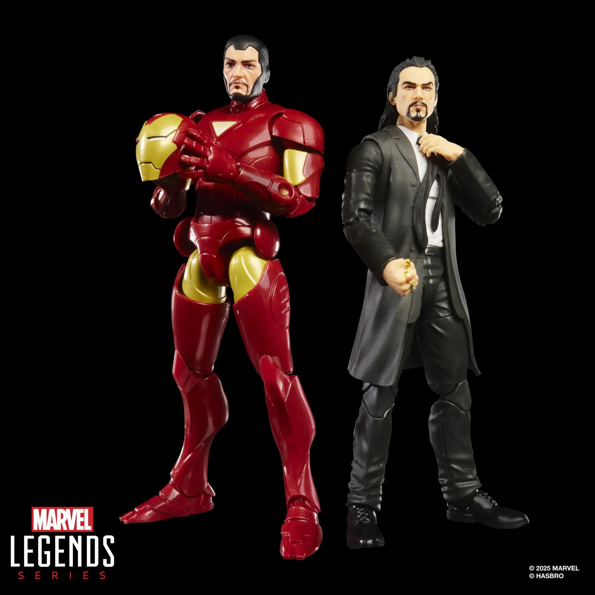 Iron Man (Extremis) i Mandaryn z serii Marvel Legends, 15-centymetrowe figurki kolekcjonerskie z komiksów Avengers