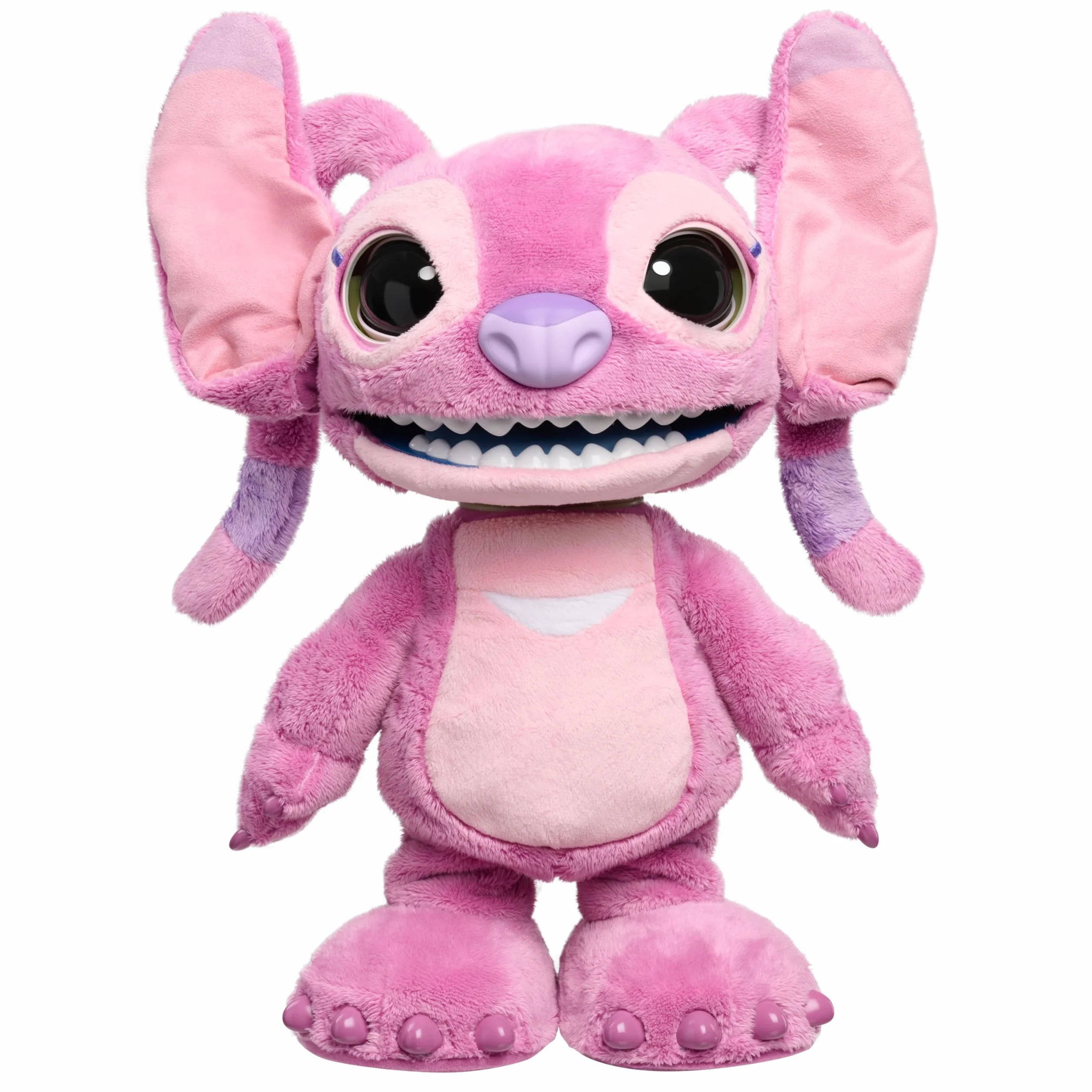 Disney Stitch Ultimate Angel Interactive 17" Plush Toy, 100+ Sounds & Reactions, Moves Like a Real-Life Angel, Toy for Fans, Girls, Kids, 3 and Up by Just Play