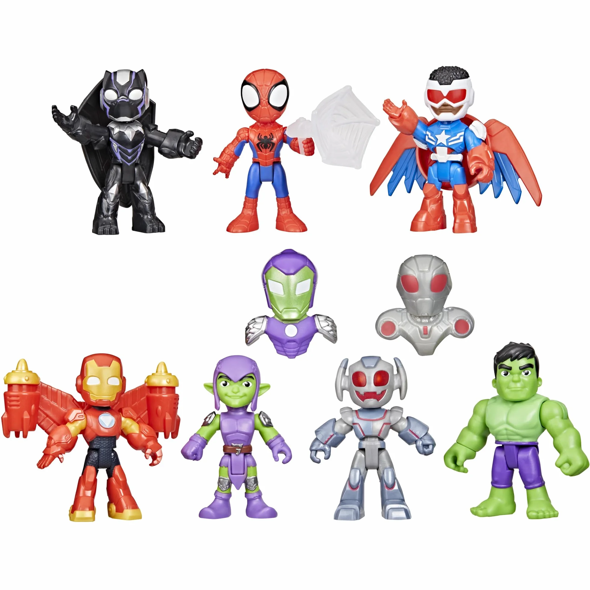Kolekcja Spidey and Iron Man: Avengers Team-Up z postaciami z seriali "Spidey i Super-kumple" oraz "Iron Man and His Awesome Friends" Marvela