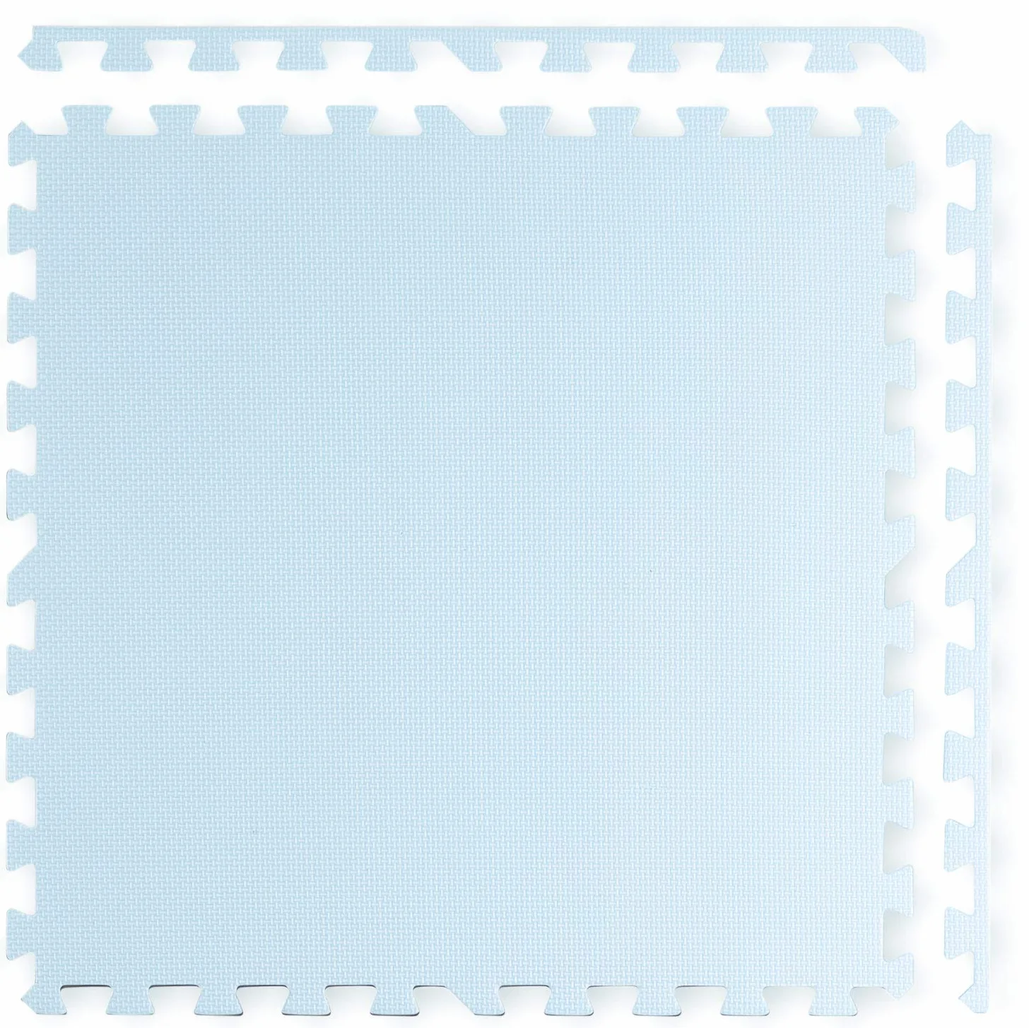 Ricokids Mata Piankowa Podłogowa Antypoślizgowa dla Dzieci Puzzle 4 Elementy 120 x 120 x 1 cm Biało-Niebieska