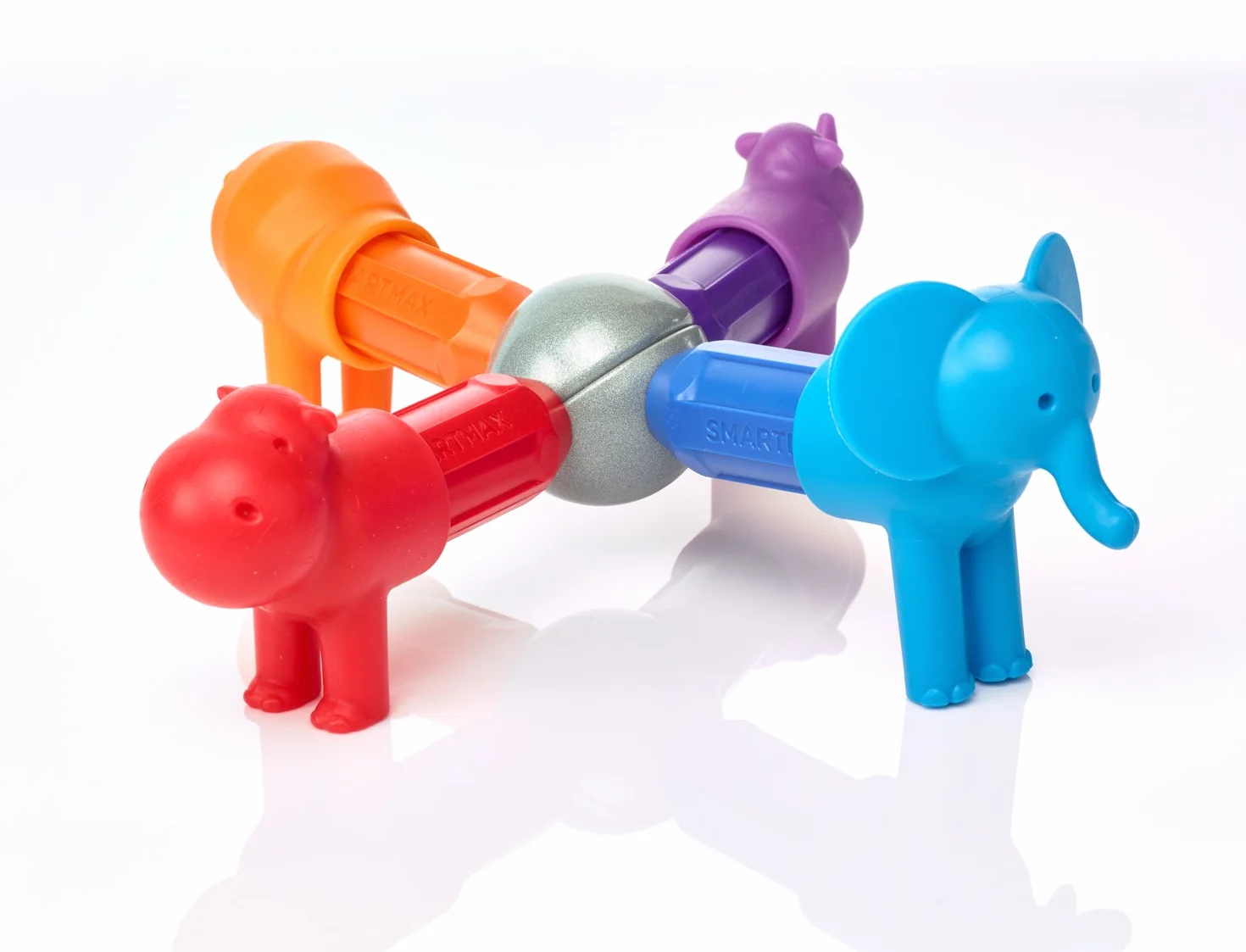 SmartMax - My First Safari Animals, Magnetic Discovery Play Set, 18 pieces, 1-5 Years