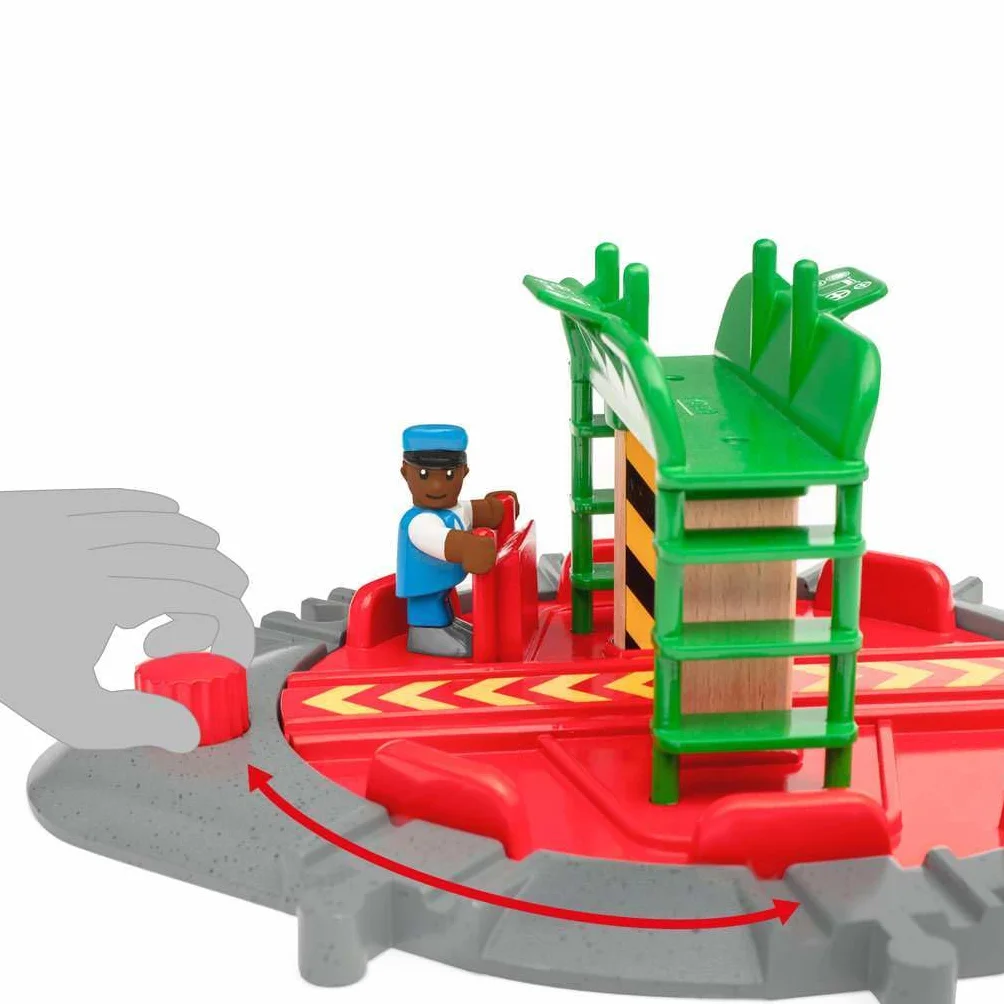 Brio 63347600 Obrotnica Z Figurką (63347600) Bezpieczna Zabawka Dla Dzieci Powyżej 3 Lat