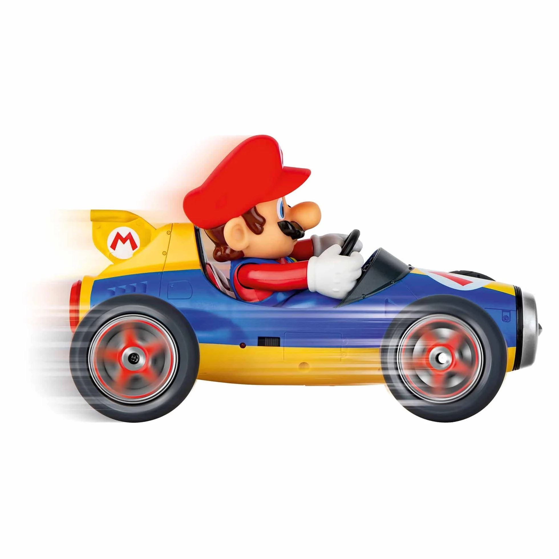 Carrera 370181066 Carrera RC Nintendo Mario Kart Mach 8 zdalnie sterowany samochód od 6 lat, do użytku wewnątrz i na zewnątrz Mini Mario Kart do zabrania ze sobą