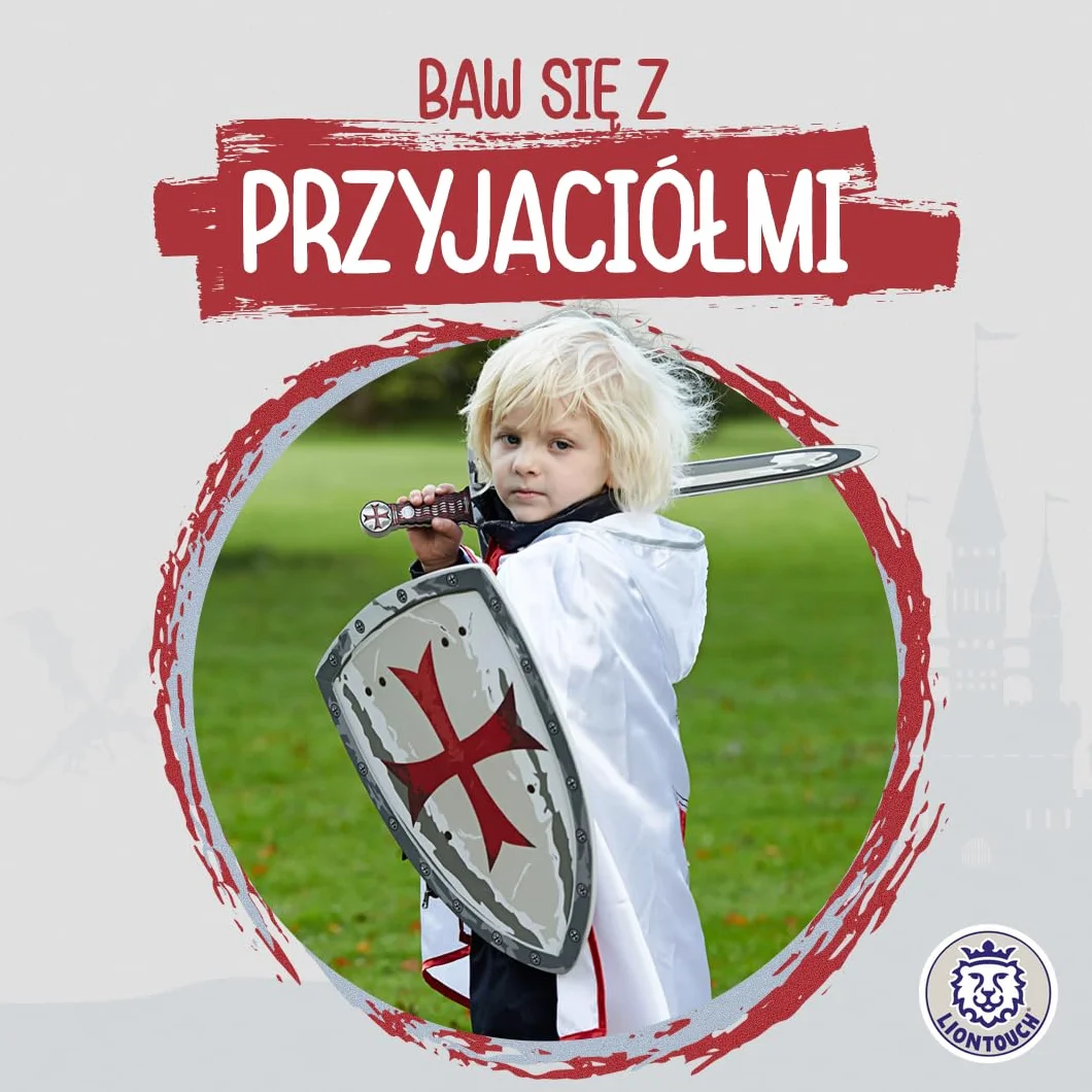 Liontouch 150LT średniowieczna maltańska pianka zabawka kask dla dzieci