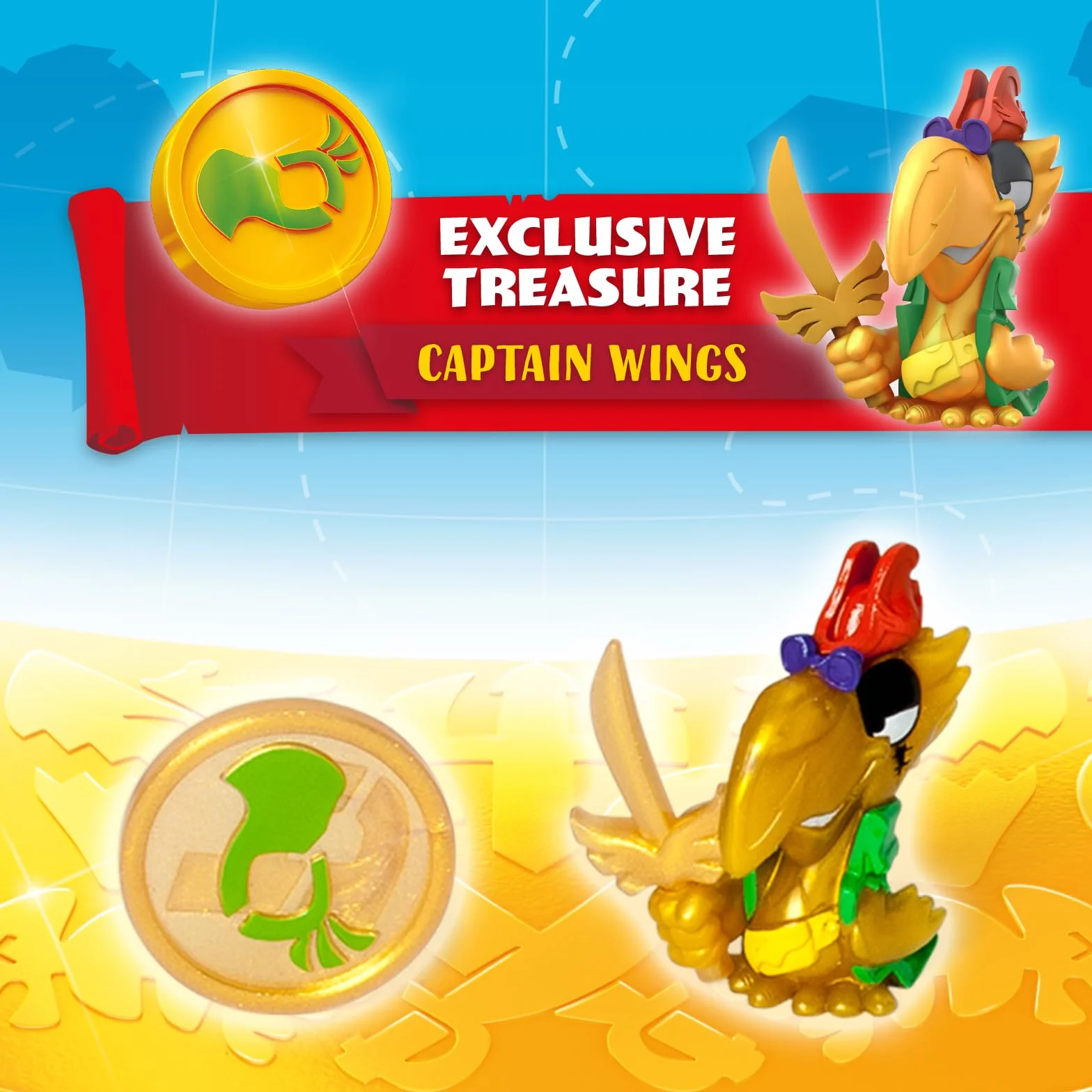 PIRATIX ADVENTURE WORLD Łódź piracka w kształcie papugi, w zestawie 1 statek piracki, 1 ekskluzywny piratix, 1 ekskluzywny skarb, 1 x akcesorium, 1 armata i 1 pocisk