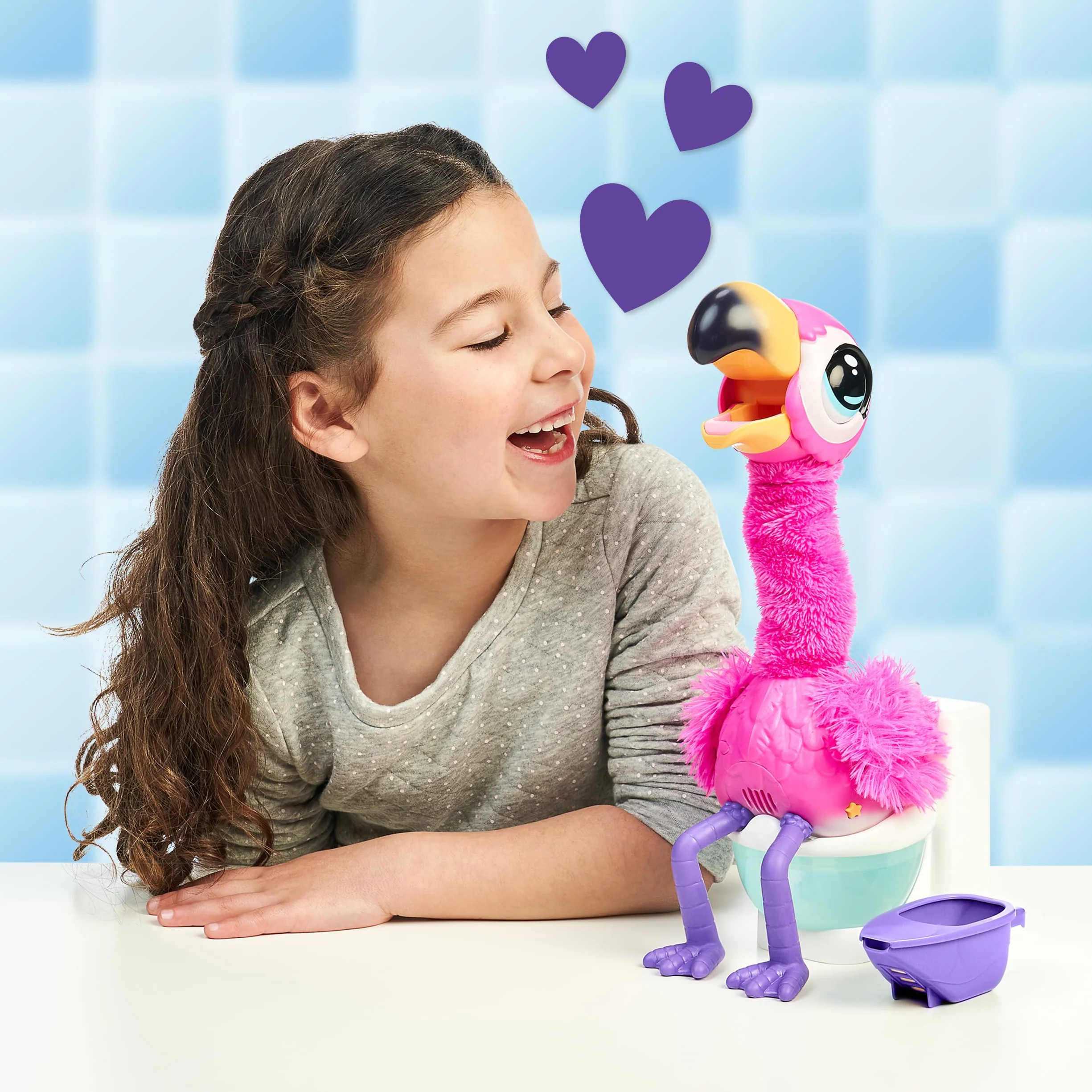 Little Live Pets - Gotta Go Pink Flaming - interaktywna i elektroniczna zabawka, 4+.