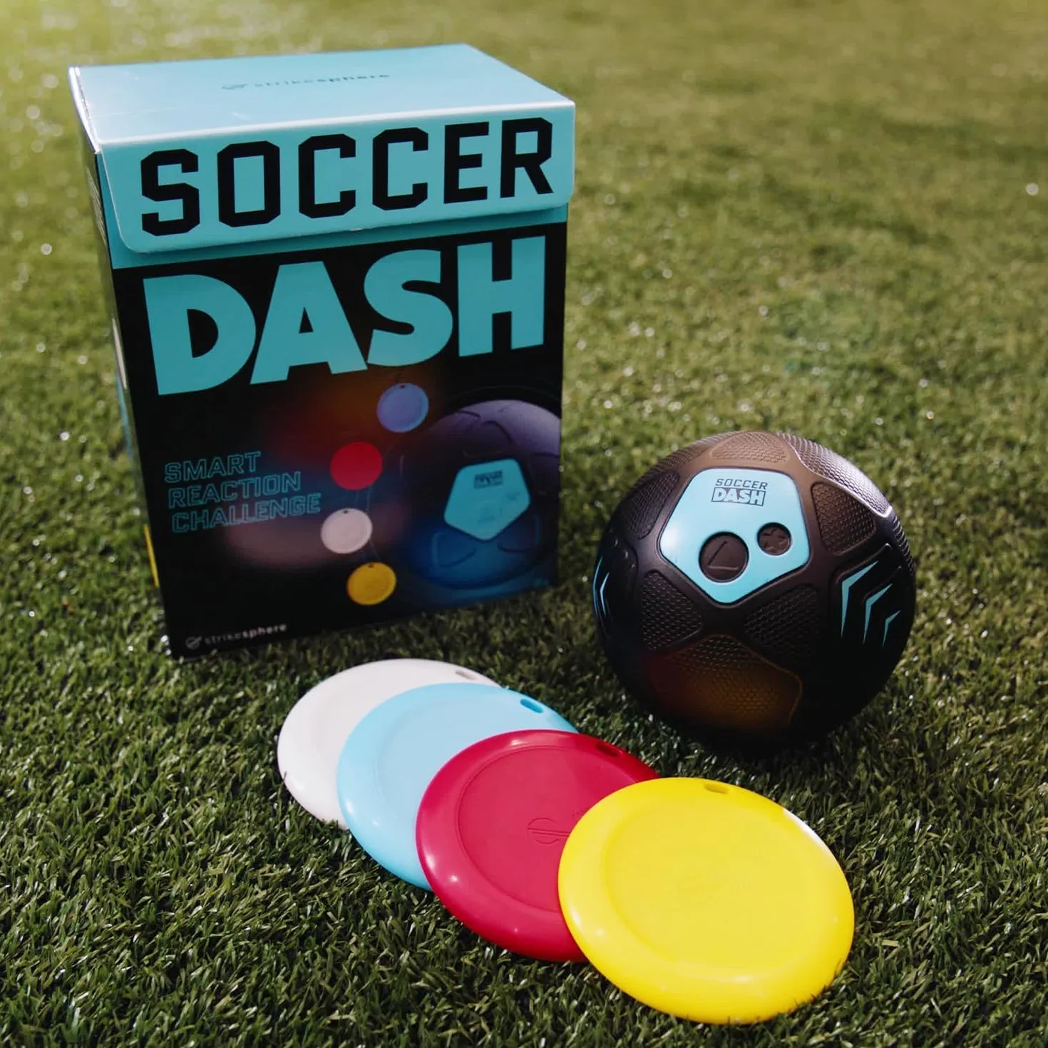 Soccer Dash – Twój partner treningowy dla większej siły dryblingu, szybszej reakcji i doskonałej kontroli nad piłką. Z technologią AI dla stałego postępu – samodzielnie lub w zespole.