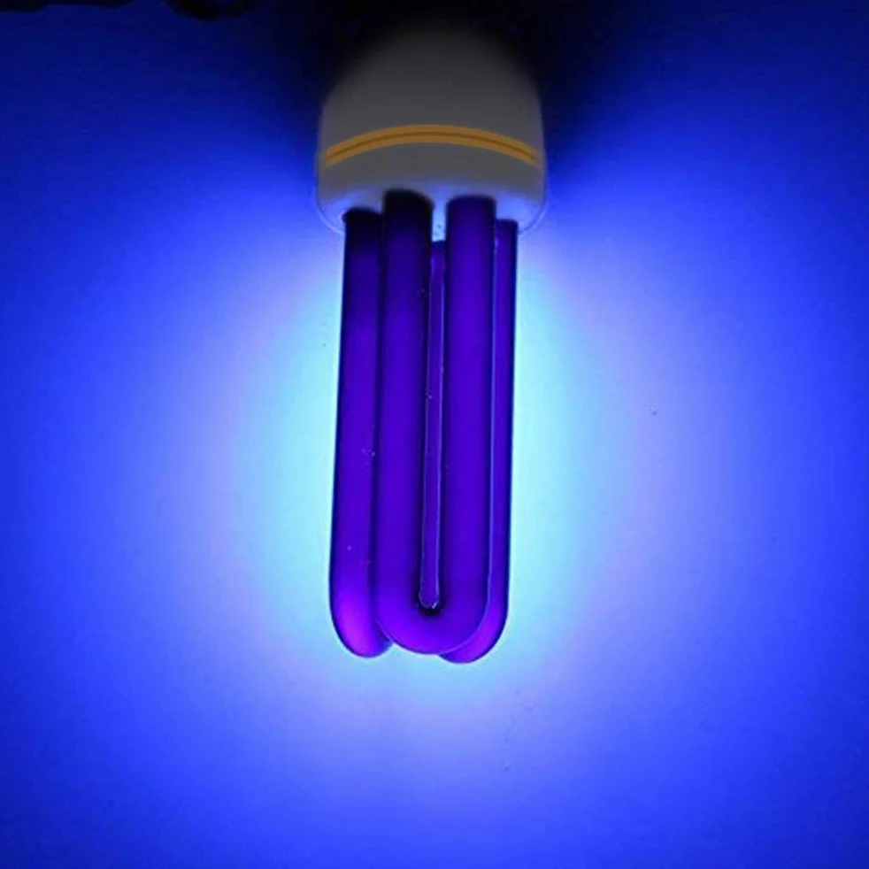 Światło UV, E27 UV ultrafioletowe fluorescencyjne światło CFL żarówka klub nocny Bar bakteriobójcza zabijająca światło do domu biura