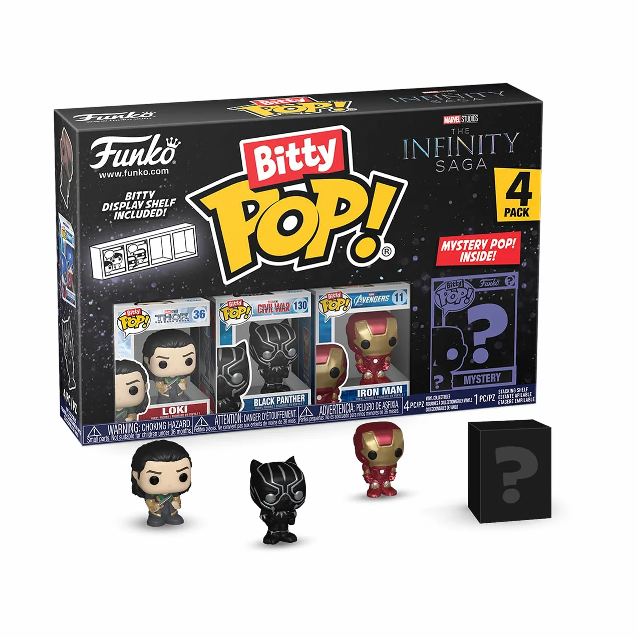 FUNKO BITTY POP!: Marvel - Loki 4PK