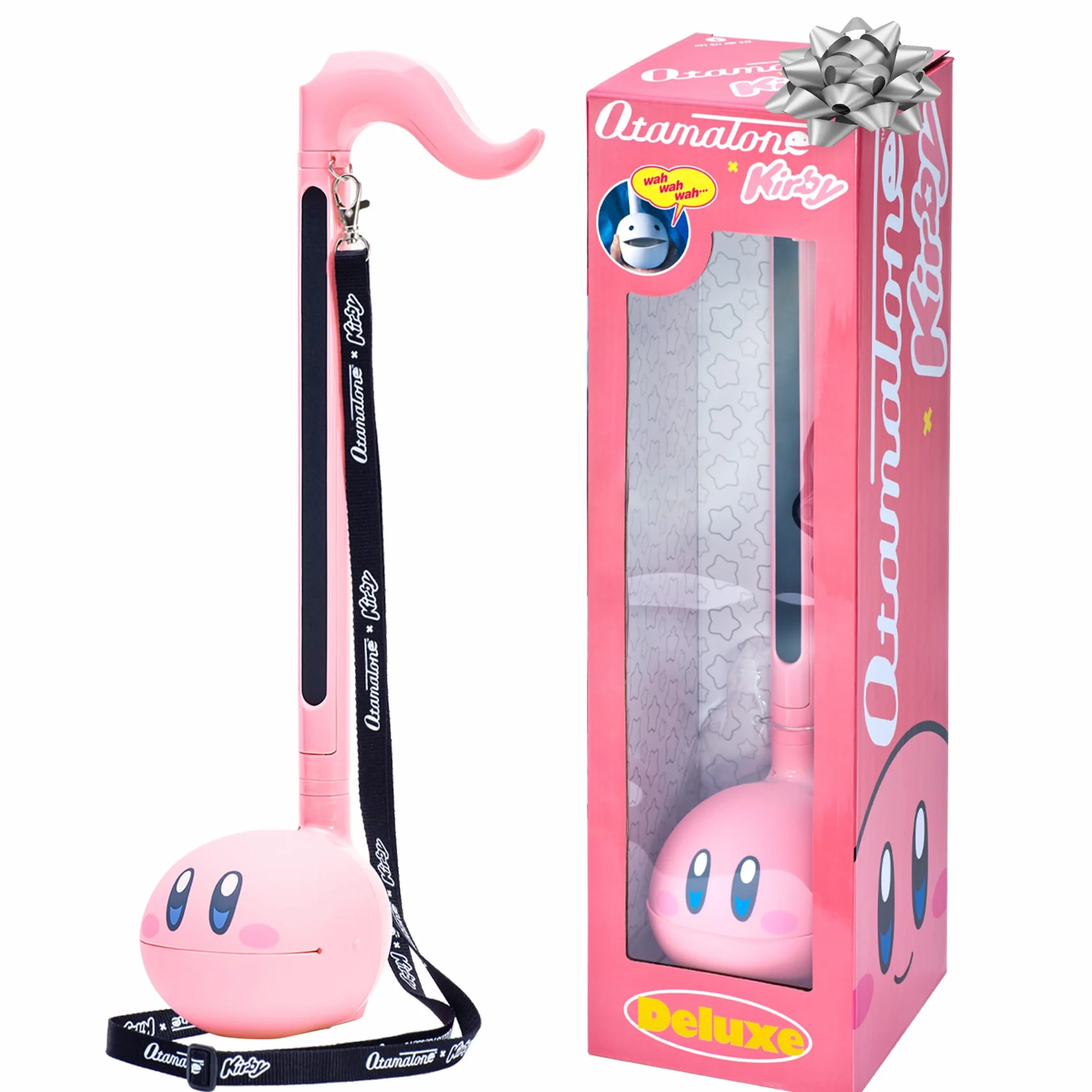 Otamatone Deluxe Kirby Japoński elektroniczny instrument muzyczny syntezator dotykowy
