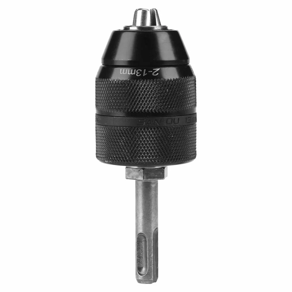 SDS, profesjonalny solidny adapter uchwytu wiertniczego 2-13 mm, bezkluczykowy konwerter uchwytu wiertniczego z akcesoriami adaptera SDS