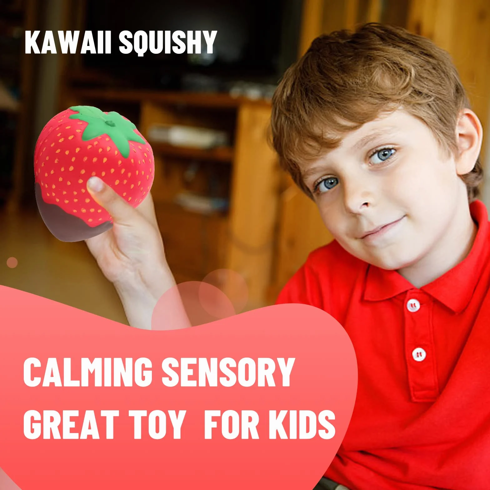 Anboor Squeeze Toys Truskawkowa Czekolada Powolny wzrost Squishy Anti Stress Pachn?cy Kawaii Ulga w l?ku Du?a