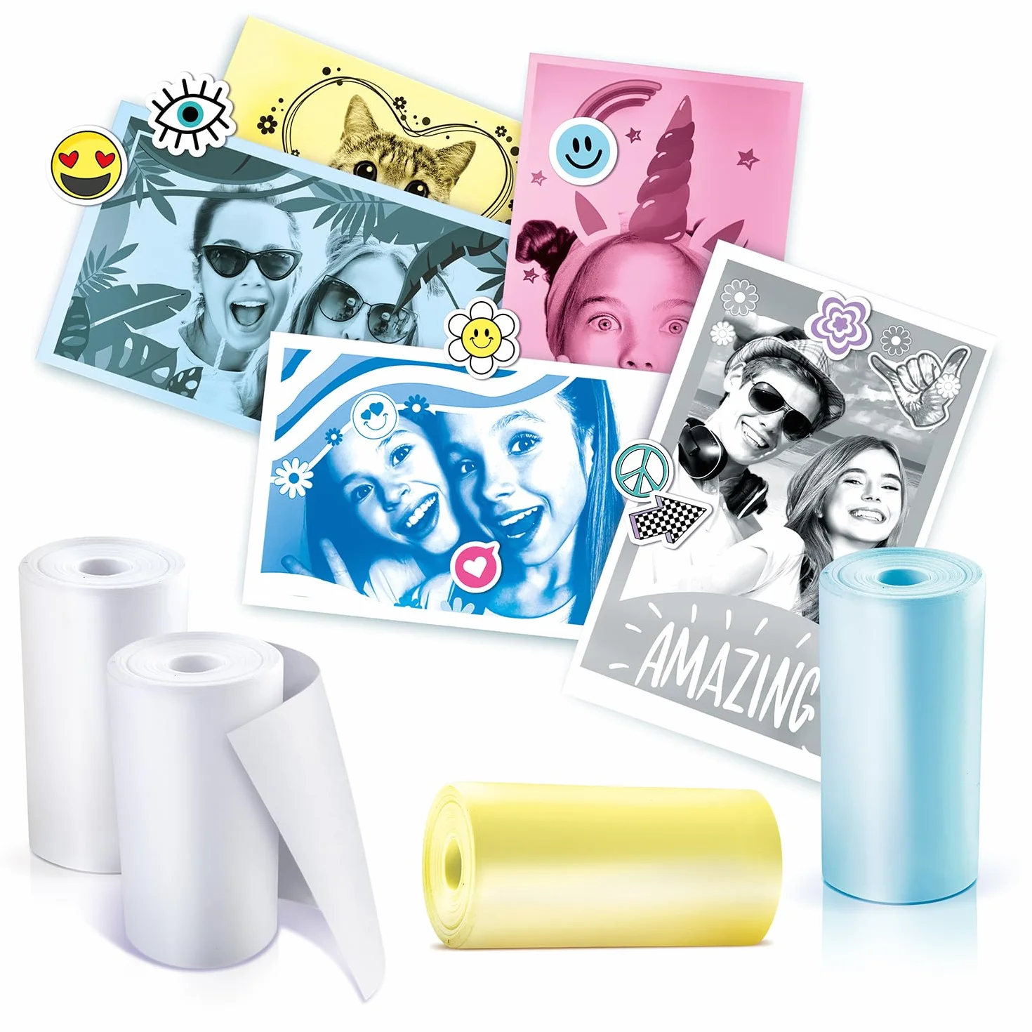 Canal Toys Natychmiastowy zestaw do ładowania ze specjalnymi kolorowymi papierami-CLK 016, biały