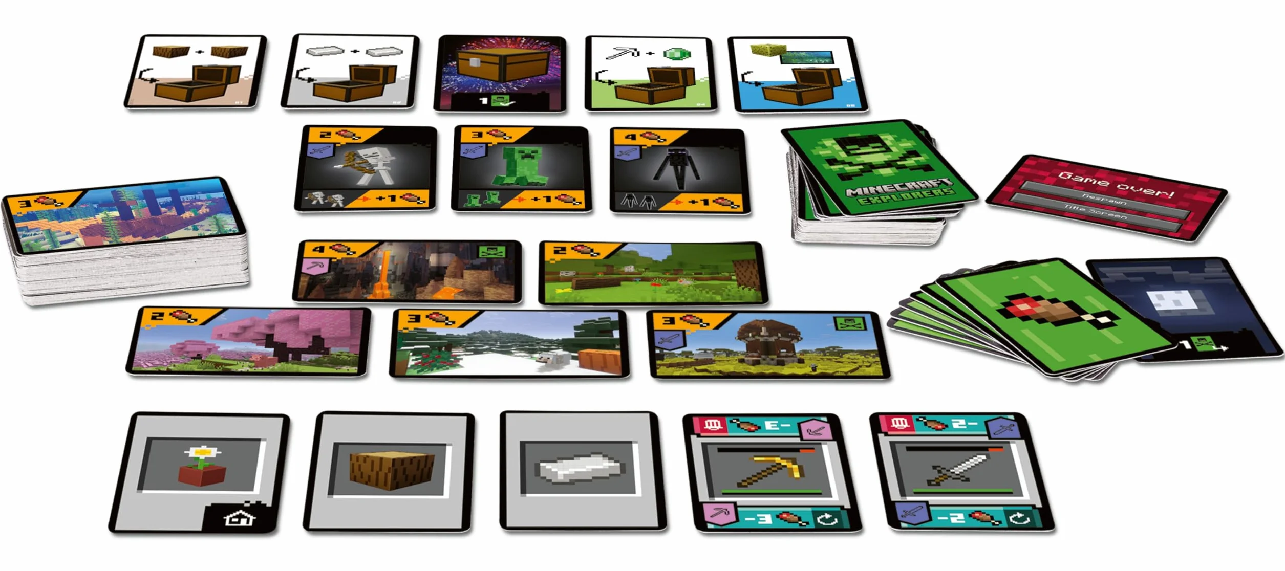 Ravensburger Minecraft Explorers Kooperatives Kartenspiel 1-4 Personen ab 8 Jahren