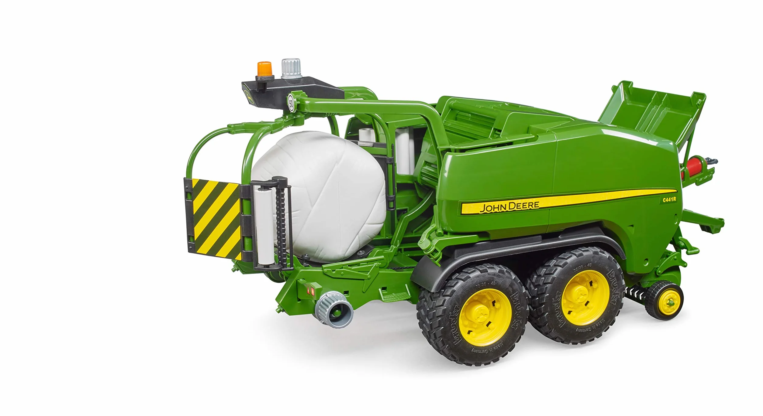 Bruder John Deere C441R owijarka do bel okrągłych 1:16 Farma rolnictwo
