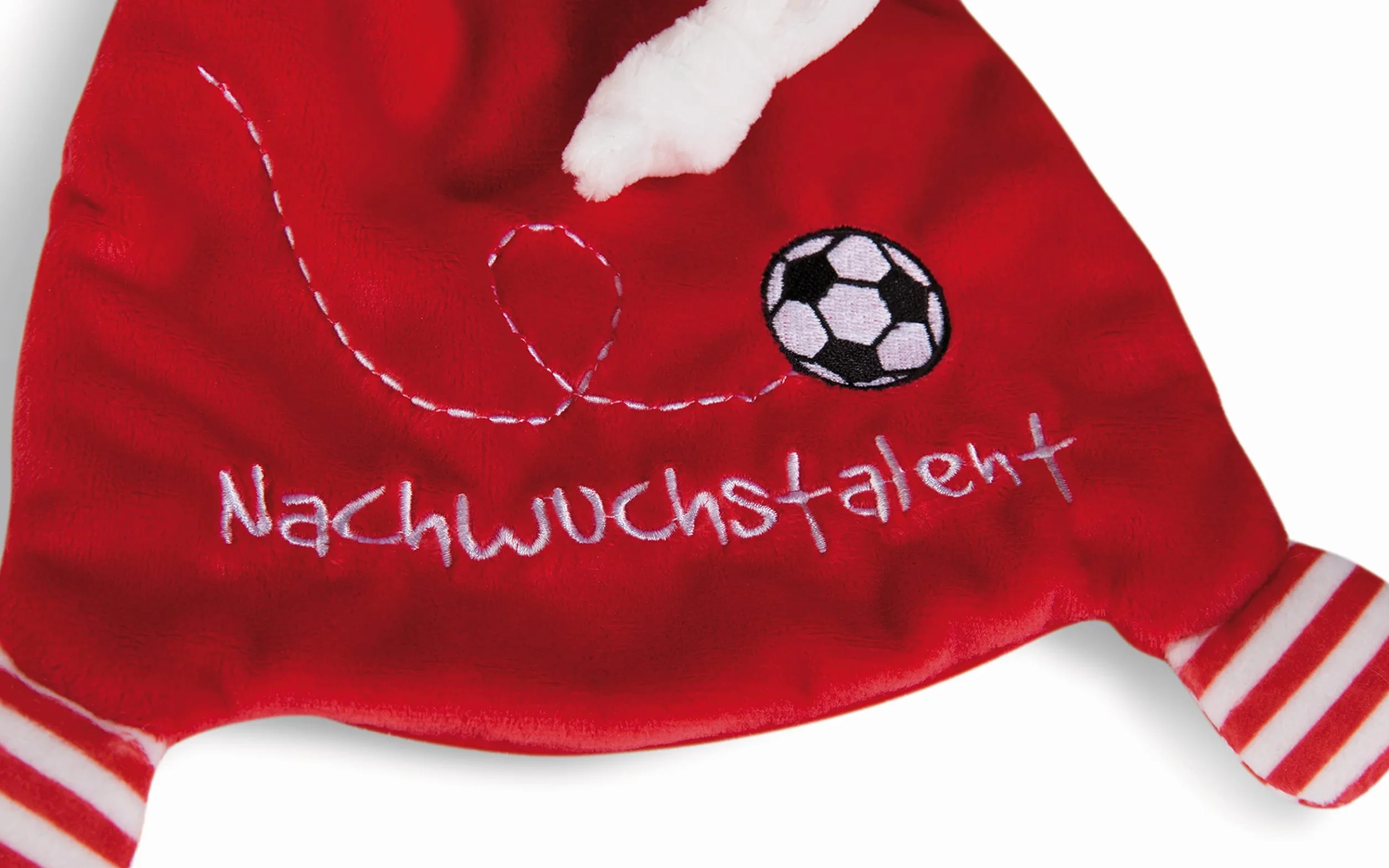 NICI Chusteczka przytulanka FC Bayern Miś Berni 25x25cm czerwona