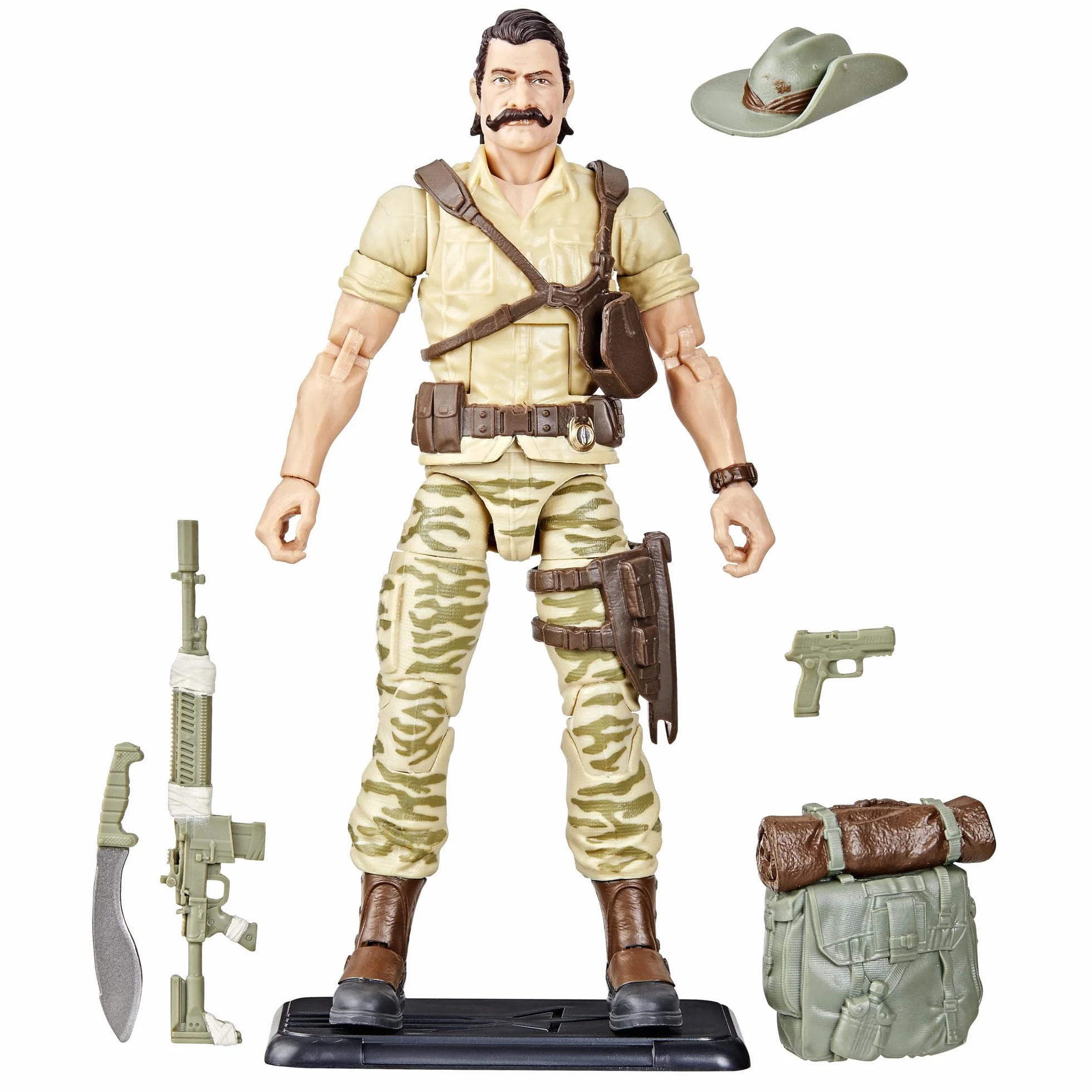 G.I. Joe Classified Series Retro Cardback Recondo, Collectible 6-Inch Action Figure with 7 Accessories